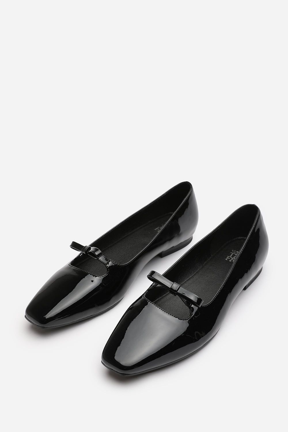 Where's That From 'Jessica' Square Toe Ballet Flats With Knot Bow image 3
