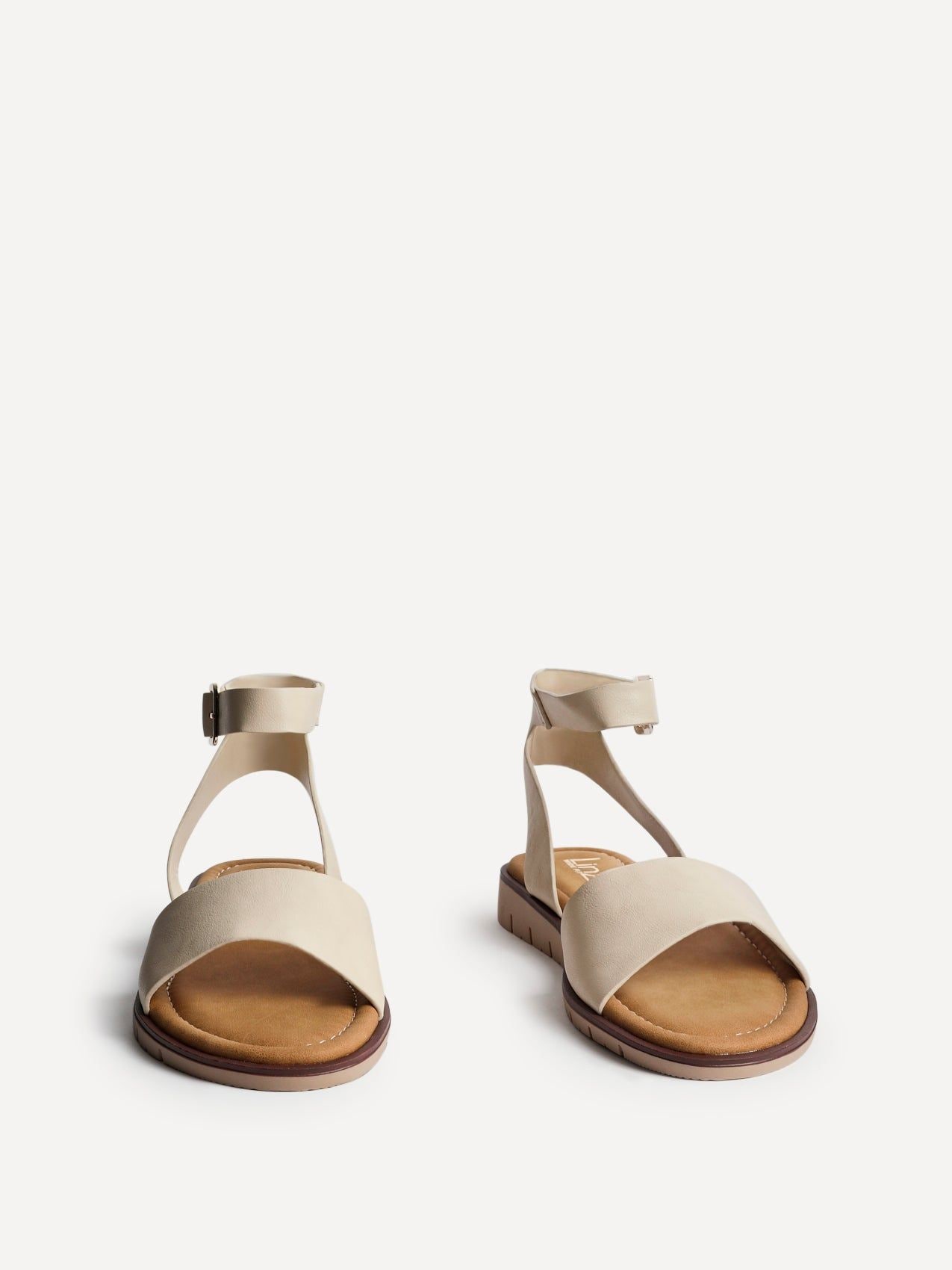 Linzi Denia Wide Fit Nude Sandals image 3