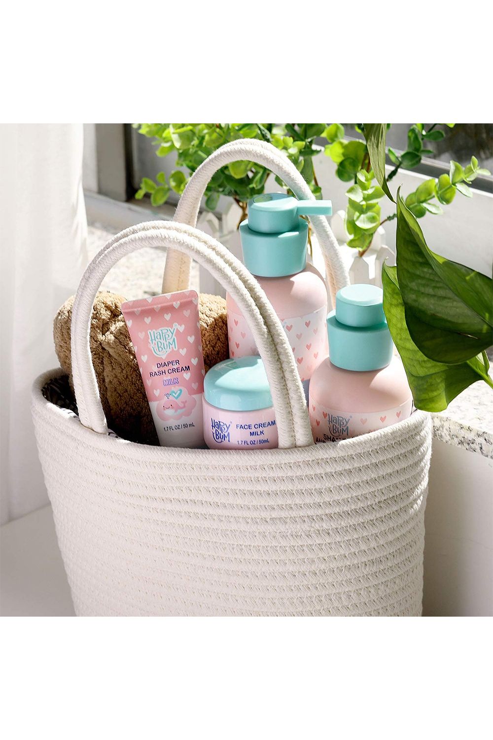 Living and Home 4Pcs Baby Bath Set Baby Wash Gift Set Included Body Wash and Shampoo image 6