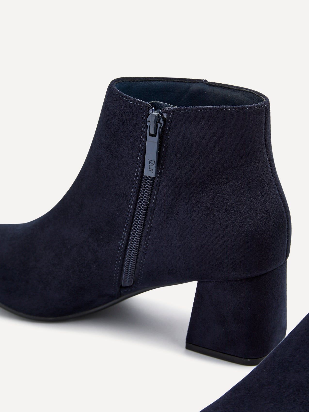 Linzi Verse Navy Suede Block Heel Ankle Boot image 5