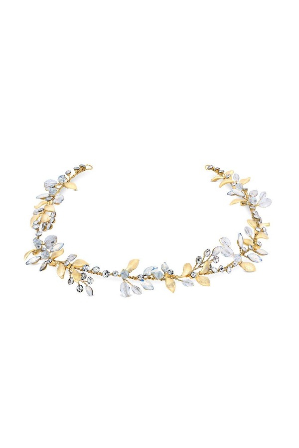 Jon Richard Gold Plated Look of Opal Hair Vine - Gift Pouch