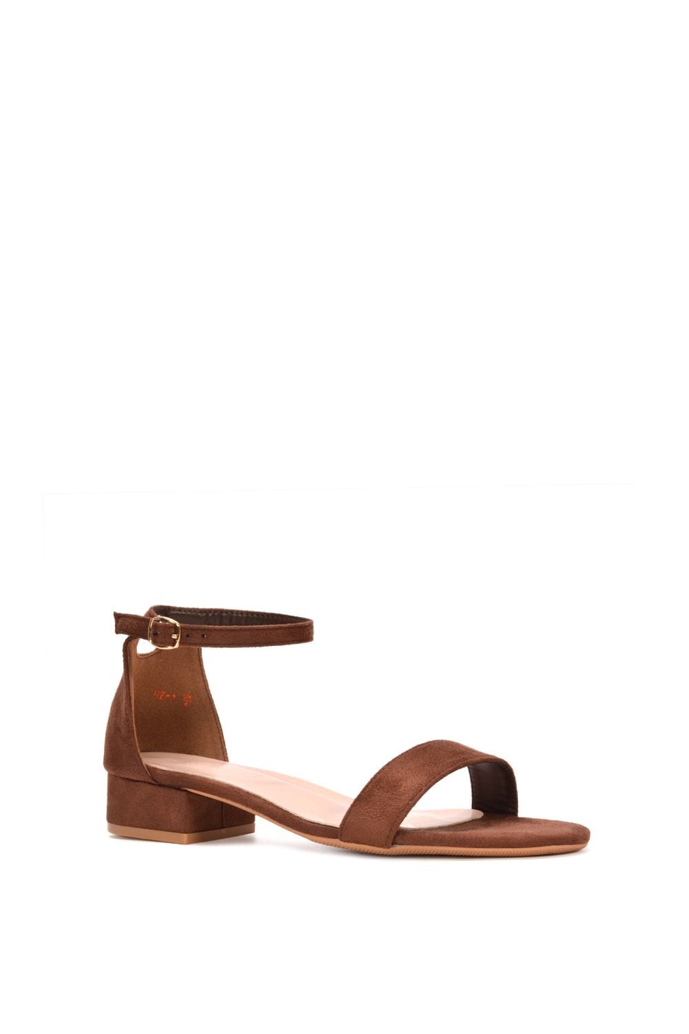 XY London 'Tate' Ankle Strap Low Block Heel Summer Sandals image 2