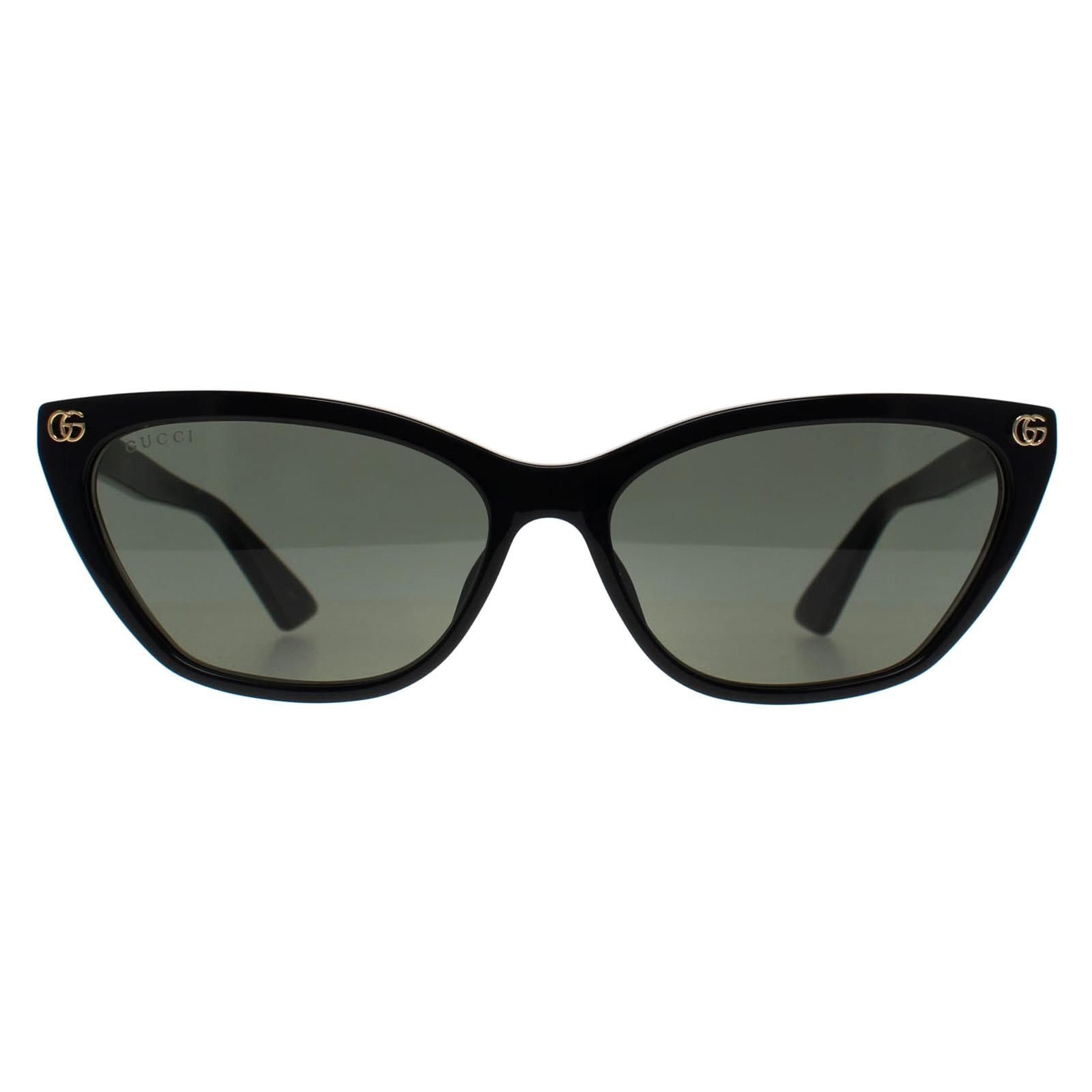 Gucci Cat Eye Shiny Black Grey GG1815S image 1