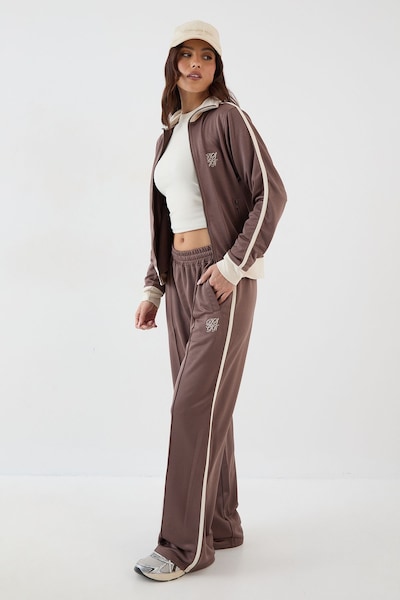 DSGN Studio DSGN Studio Tricot Contrast Straight Leg Jogger Taupe
