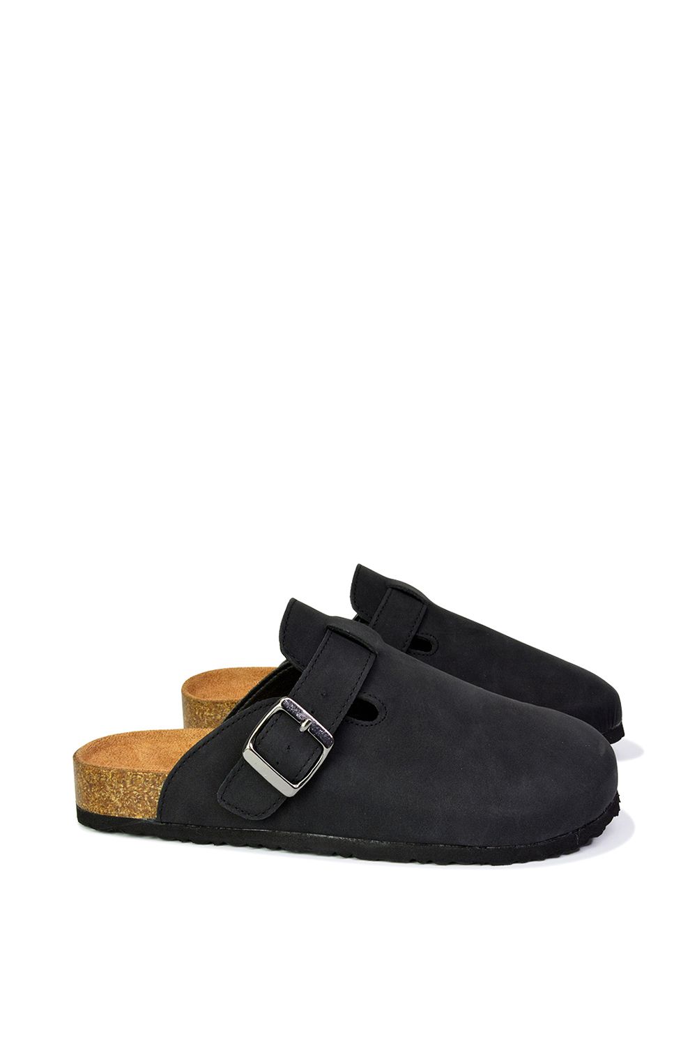 XY London 'Lucy' Slip On Flat Cork Slider Mules image 2