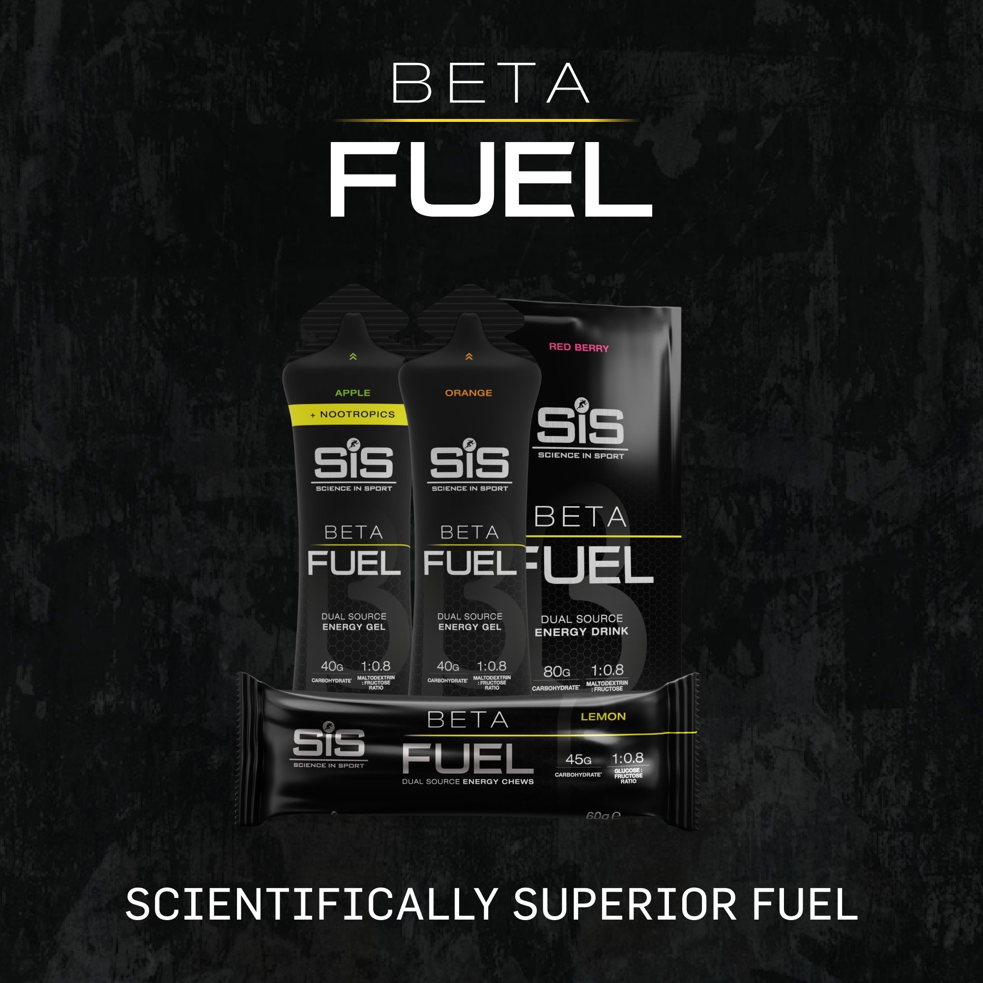 Science in Sport Beta Fuel Dual Source Energy Gel 60ml - Orange - 30 Pack image 5