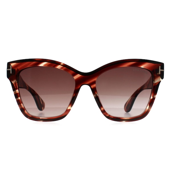 Tom Ford Butterfly Coloured Havana Bordeaux Gradient Elvira FT1217