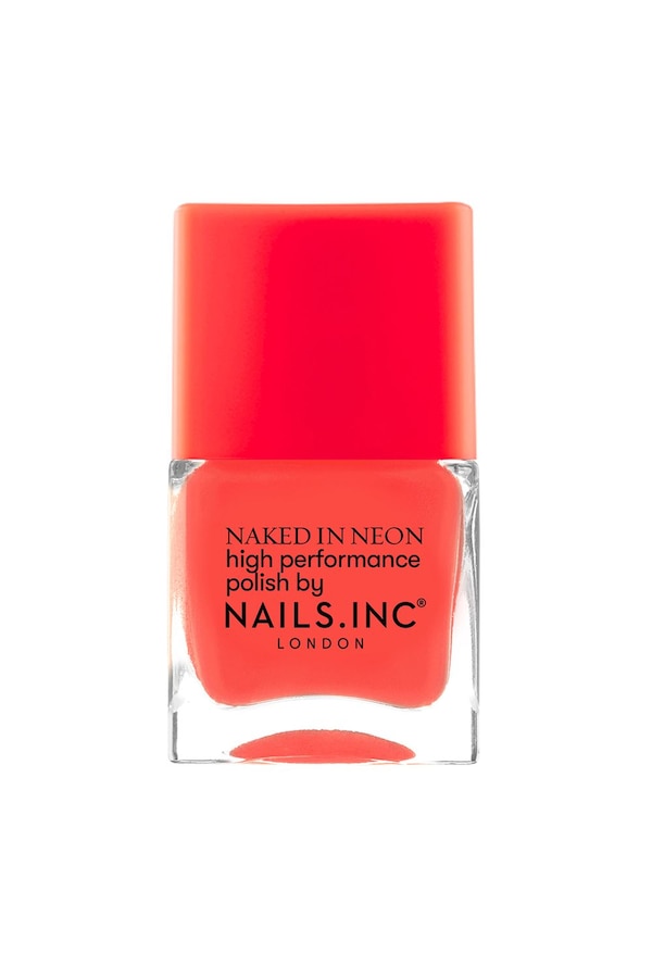 Nails Inc Neon Nail Polish 14ml Coral Street