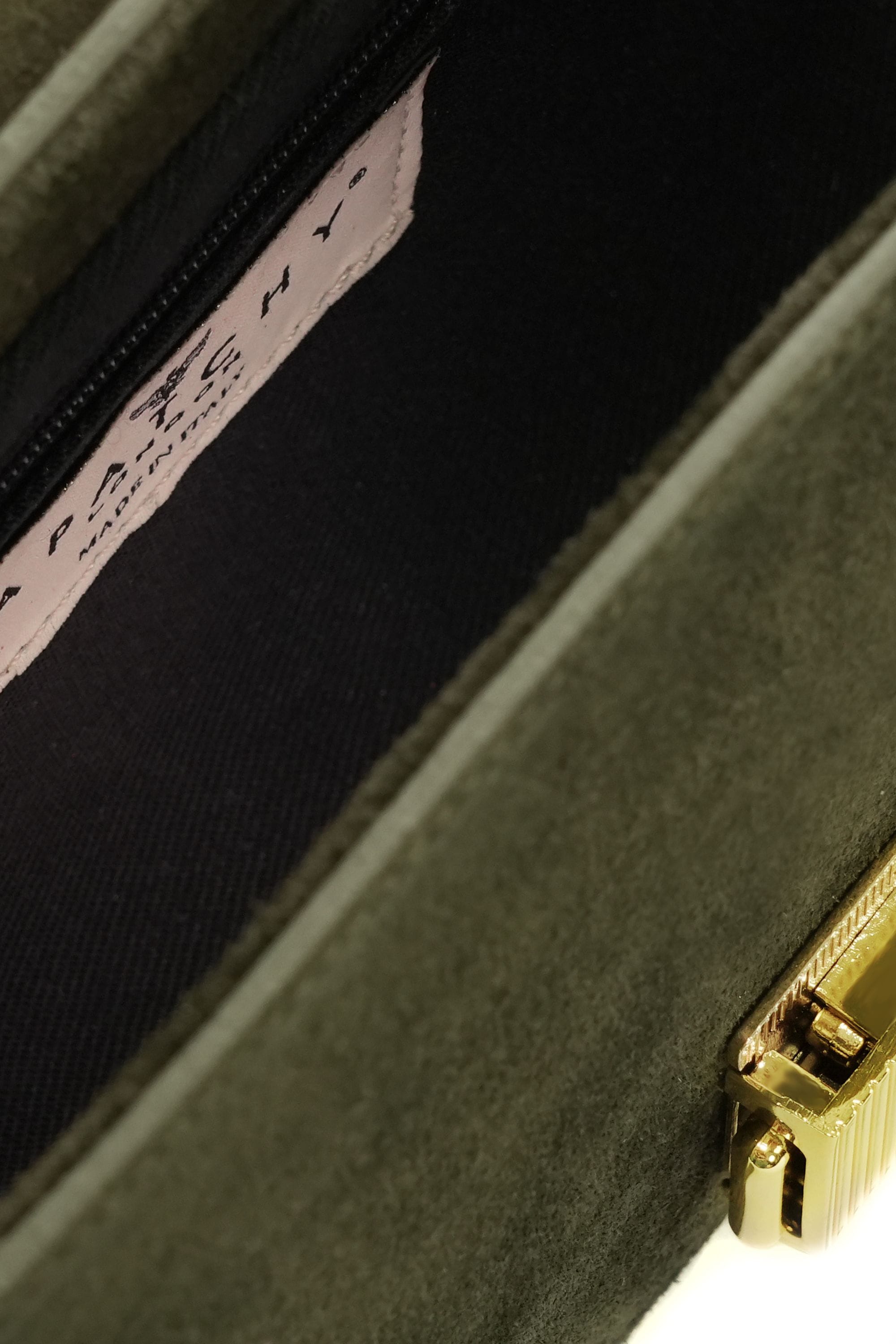 Apatchy London The Flora Suede Top Handle Bag image 5