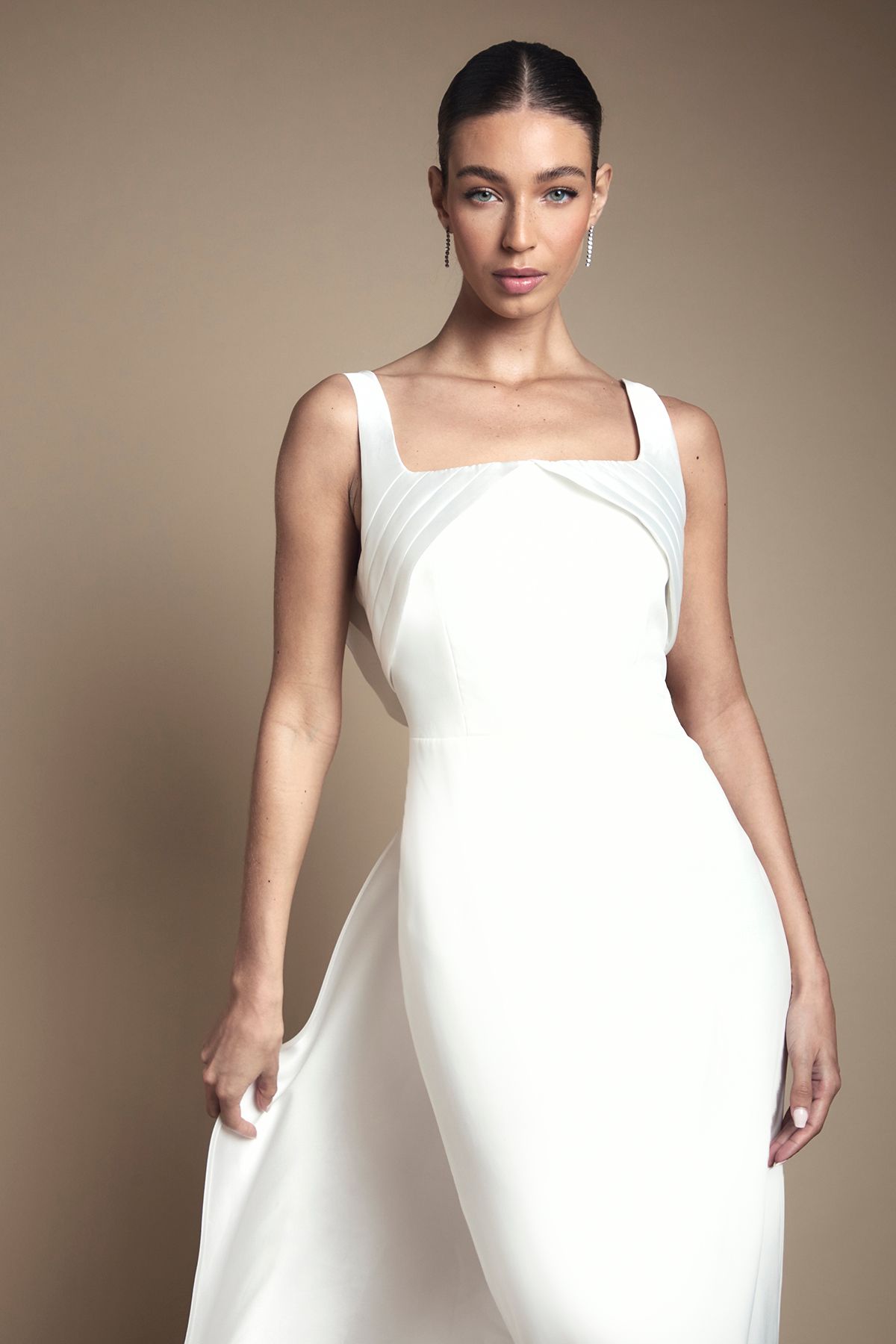 Coast Bow Back Column Maxi Dress Ivory image 2
