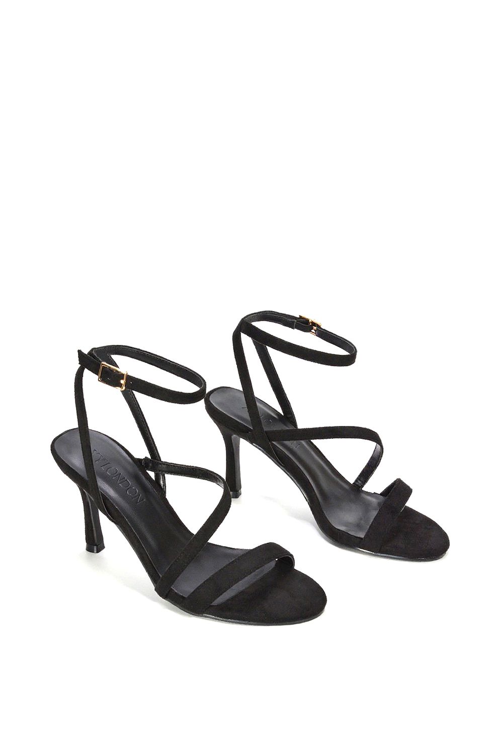 XY London 'Sherry'' Strappy Barely There Stilettos Heel Shoes image 5