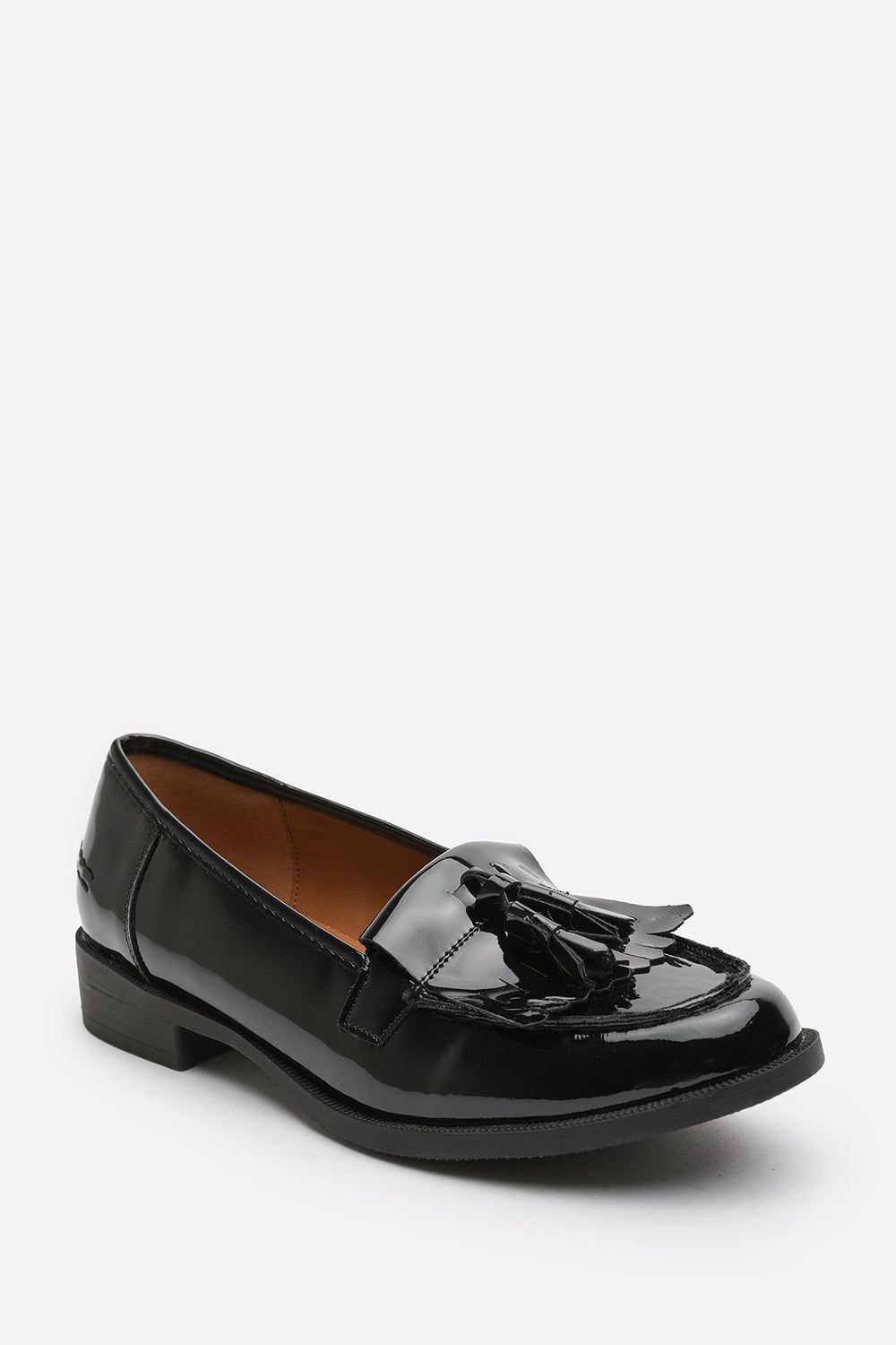 Where's That From 'Kassidy' School Shoes Tassel Slip On Penny Loafers image 4