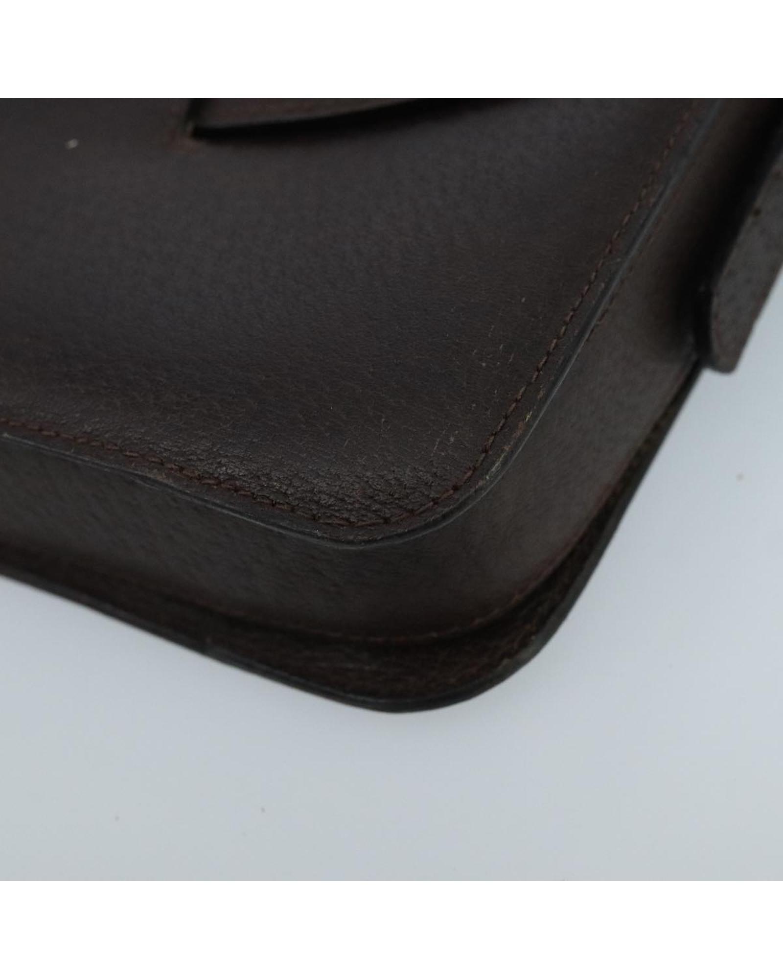 Valentino Preloved Leather Shoulder Bag Wo - Brown image 10