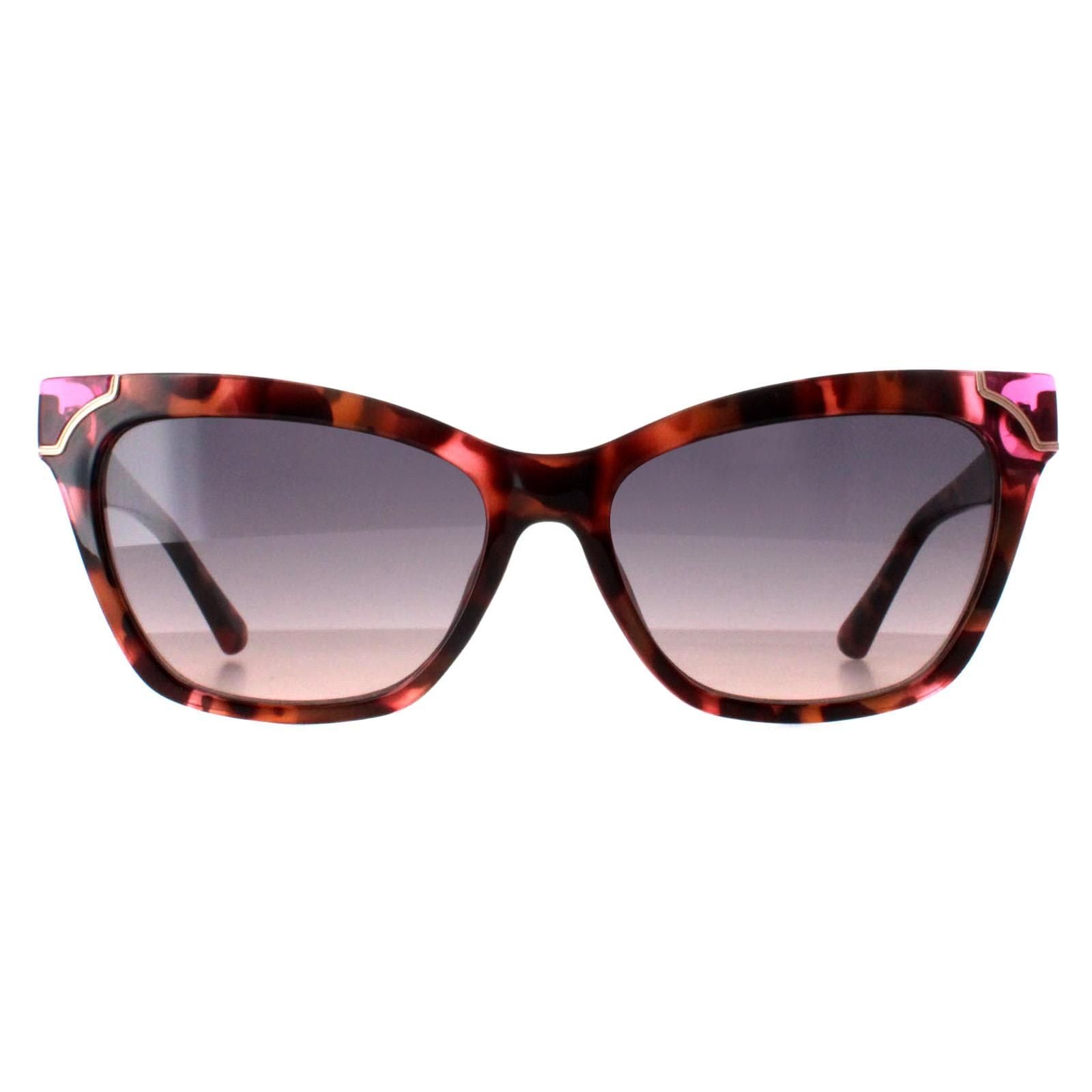 Guess Rectangle Pink Havana Smoke Gradient GU7840 image 1