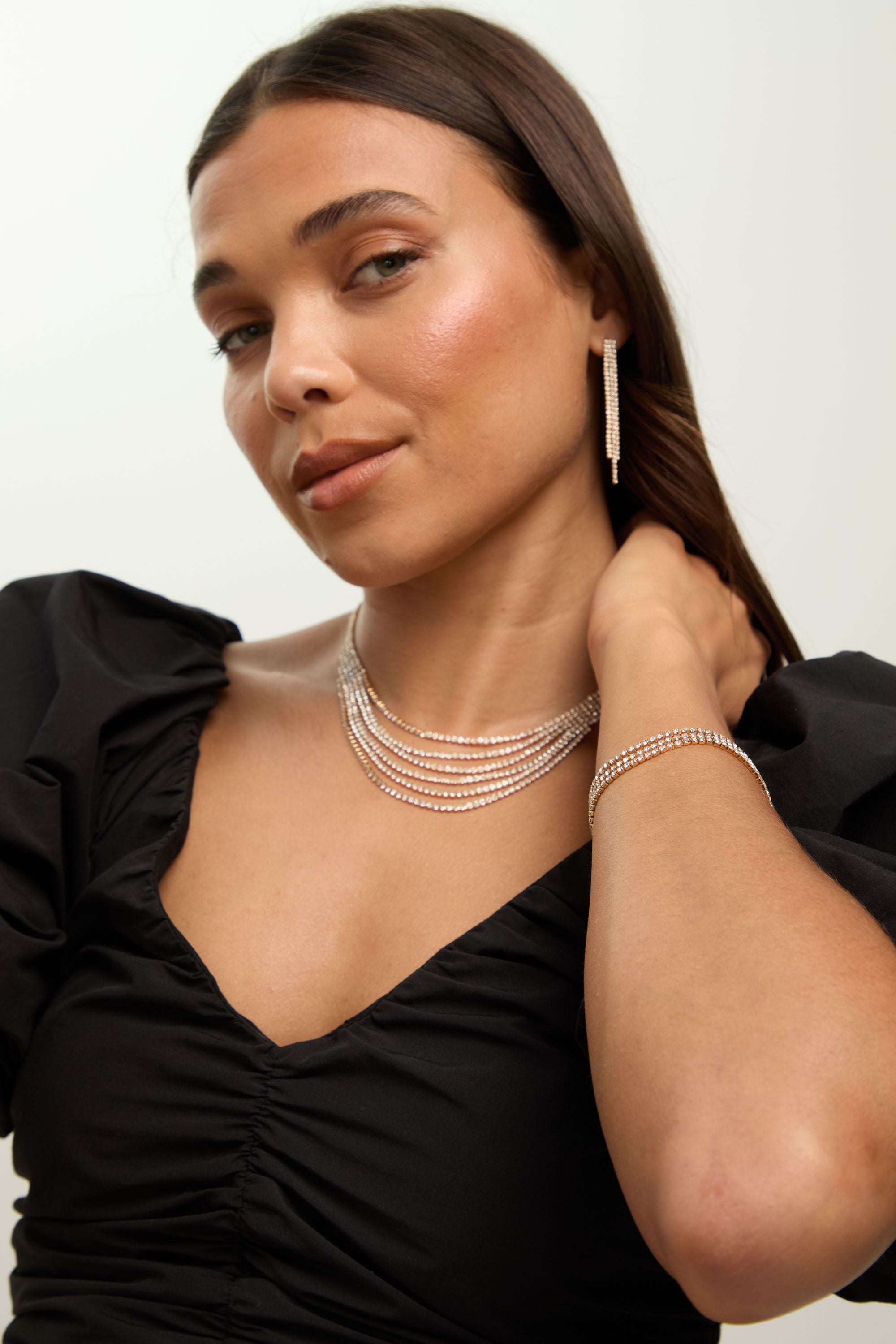 Mood Mood Gold Crystal Multirow Three Piece Set image 2