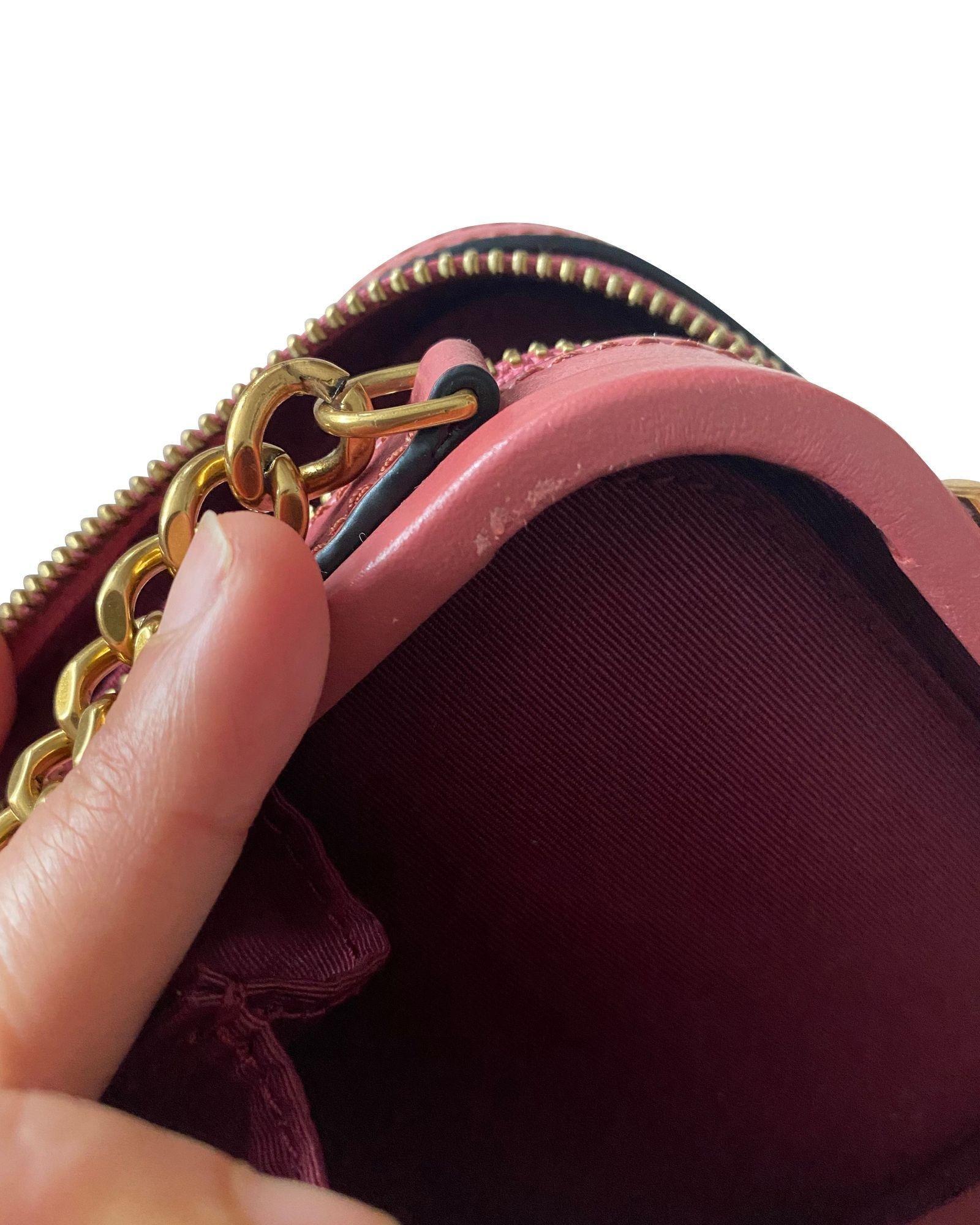 Marc Jacobs Preloved Vanity Crossbody Bag Wo - Pink image 10