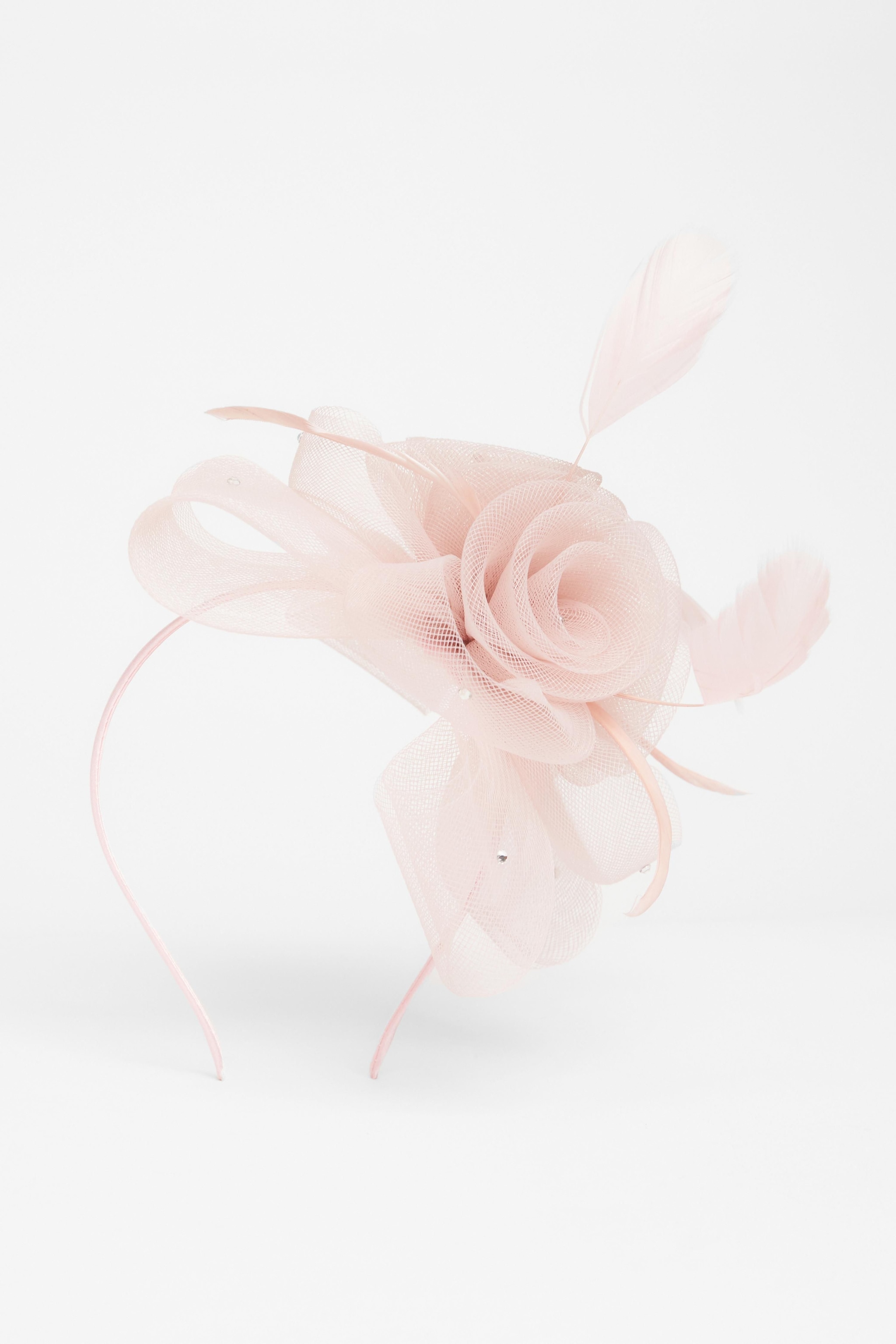 Quiz Pale Pink Flower Headband Fascinator image 2