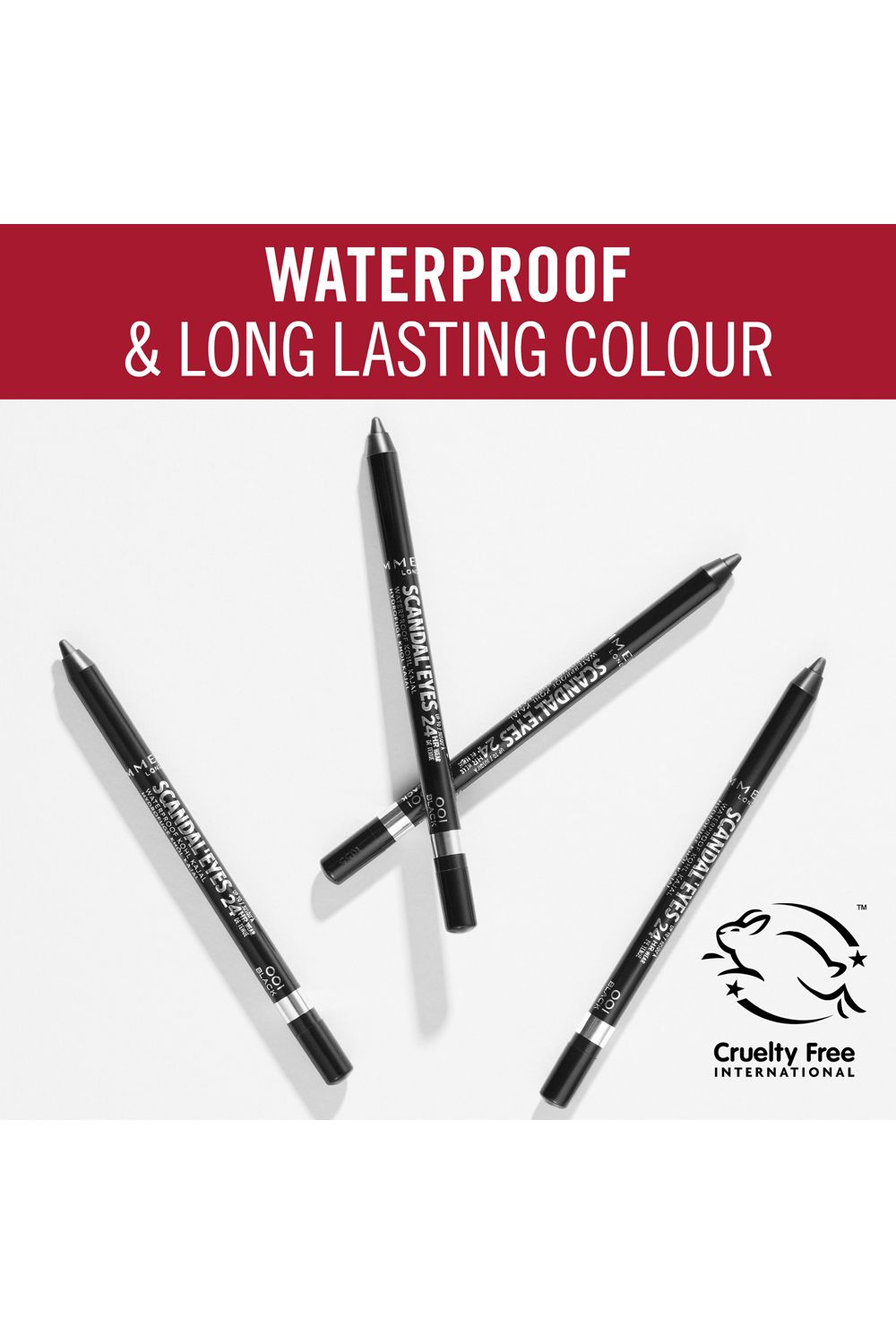 Rimmel London Scandaleyes Waterproof Kohl Kajal Liner 1.3g Brown image 4