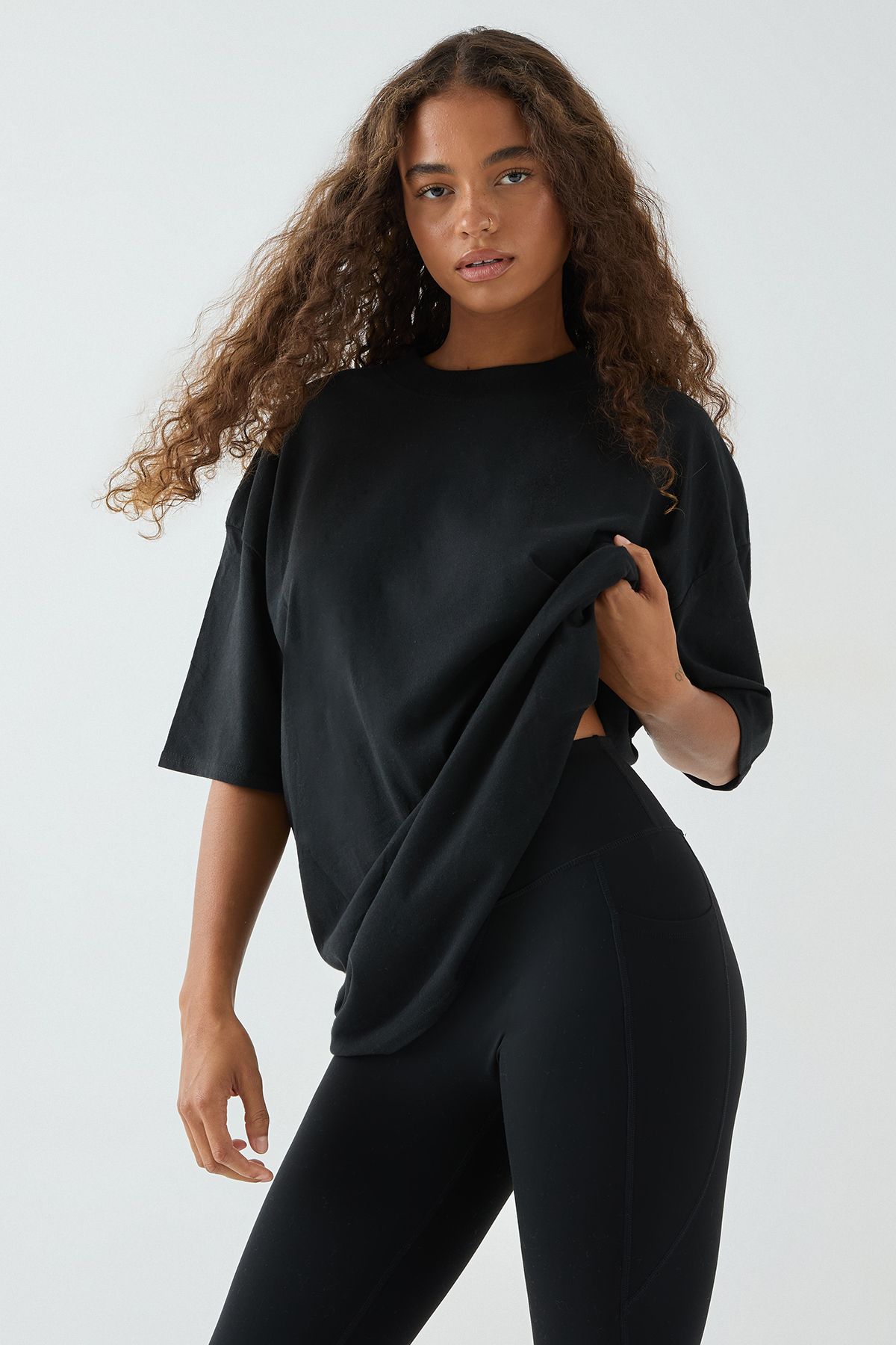 DSGN Studio DSGN Studio Sports Club Oversized T-shirt Black image 2