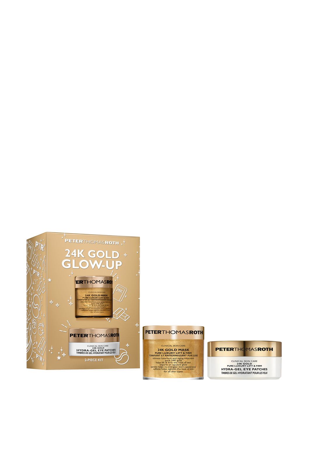 Peter Thomas Roth Holiday Kit - 24K Gold 2-Piece Kit 150g Gift Set Multi image 2
