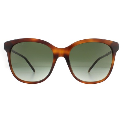Gucci Square Havana Green Gradient Sunglasses