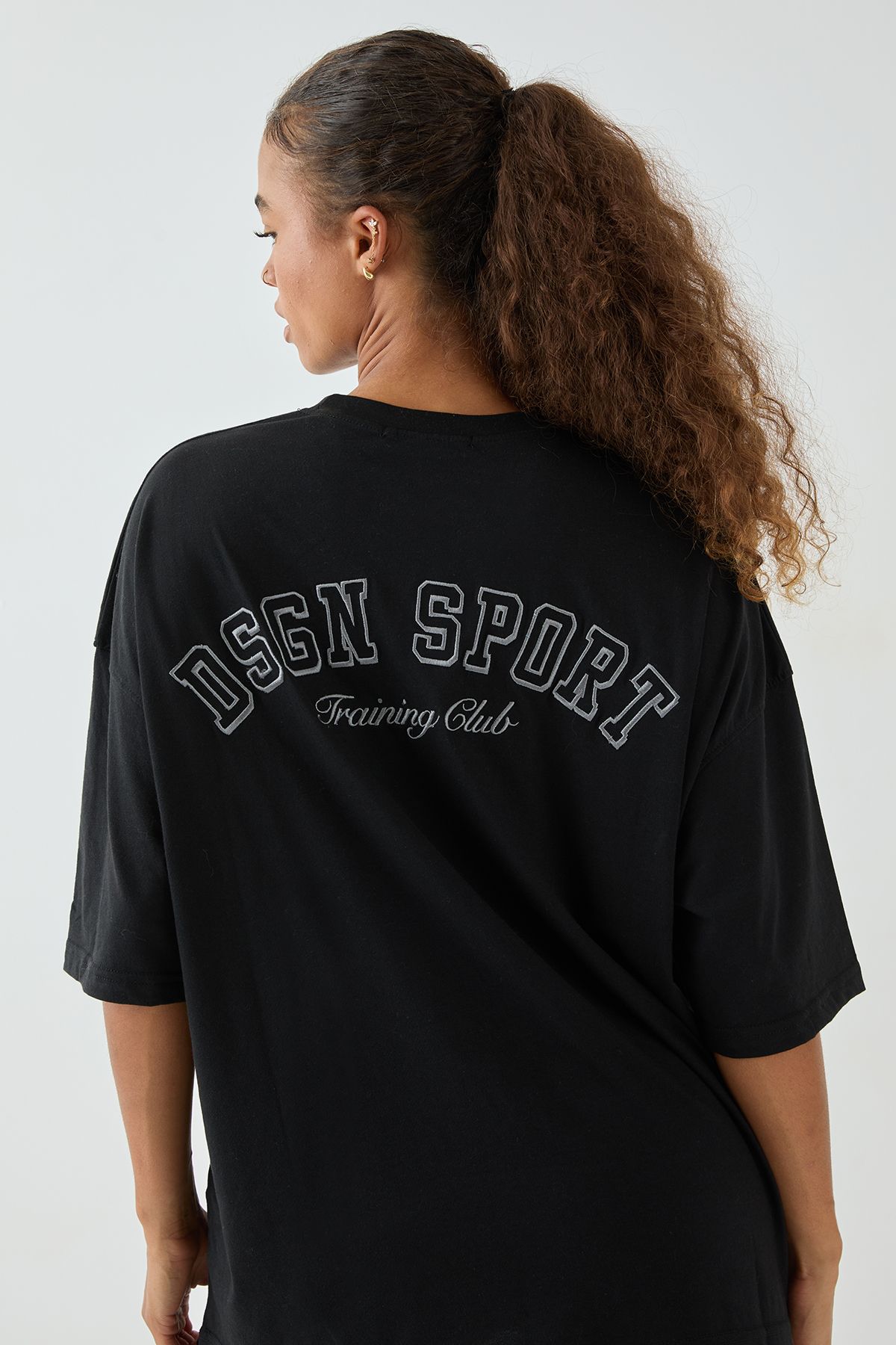 DSGN Studio DSGN Studio Sport Training Club Oversized T-Shirt Black