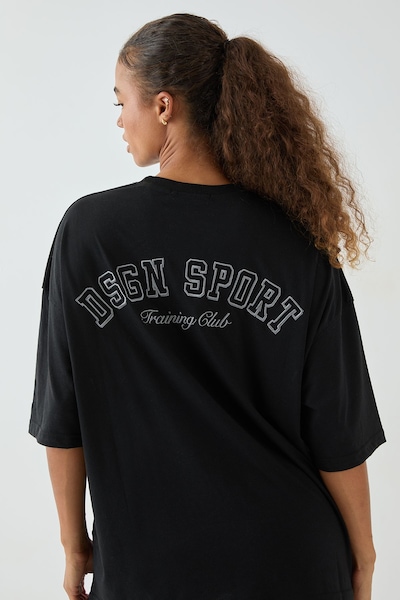 DSGN Studio DSGN Studio Sport Training Club Oversized T-Shirt Black