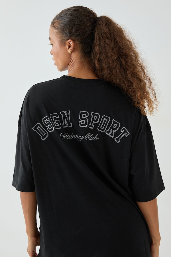 DSGN Studio DSGN Studio Sport Training Club Oversized T-Shirt Black