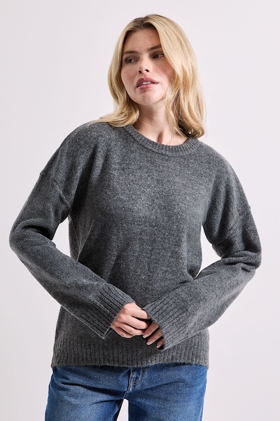 Dorothy Perkins Relaxed Crew Jumper Grey