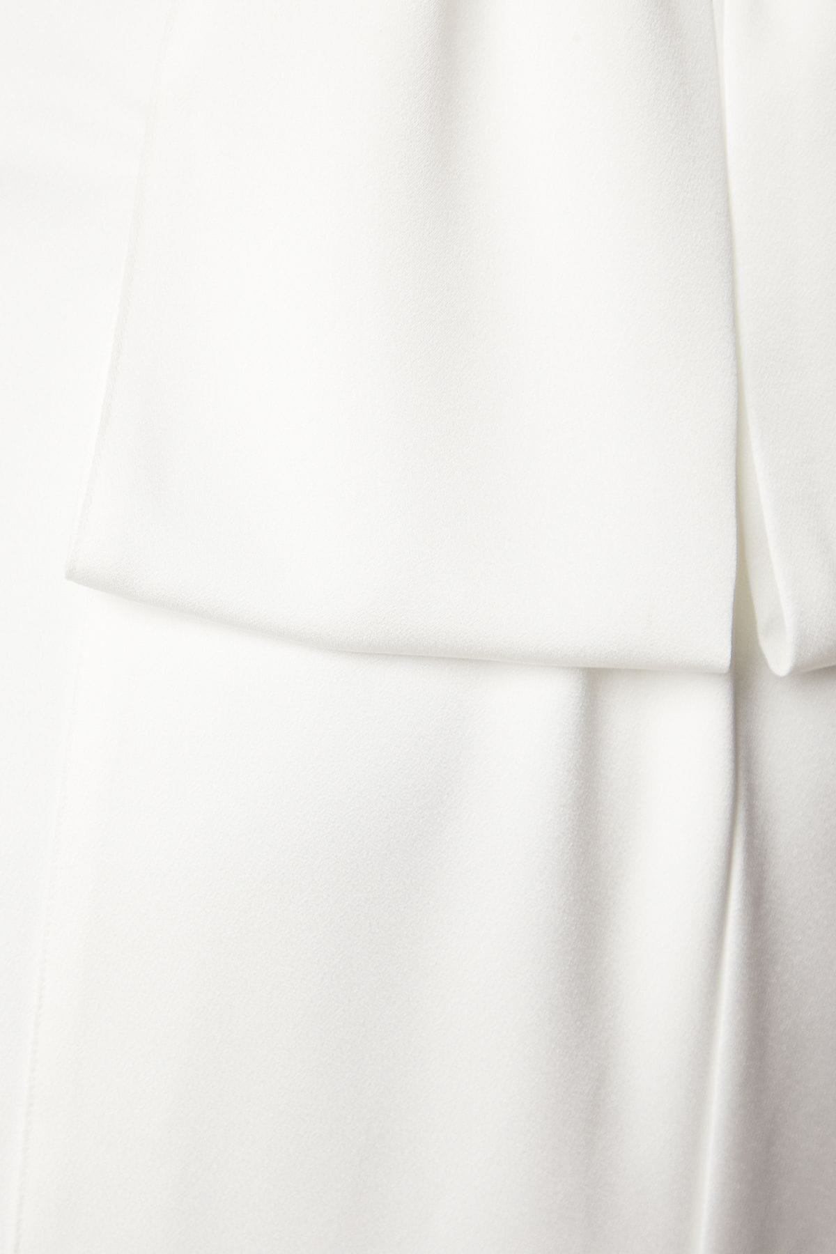 Coast Structured Bow Back Detail Cape Wedding Dress Ivory image 5