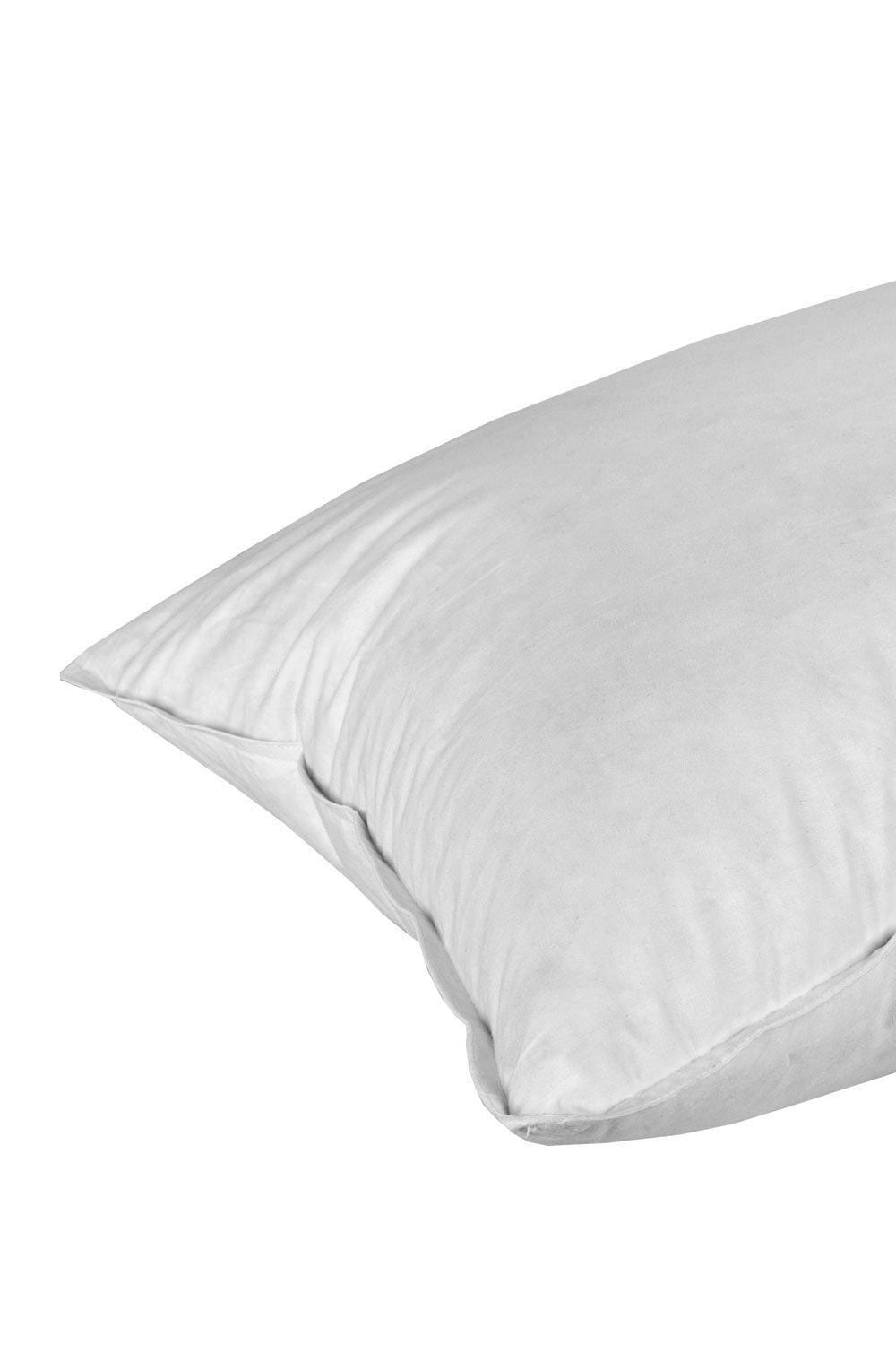 Homescapes Goose Feather & Down Euro Continental Pillow - 40cm x 80cm (16"x32") image 4