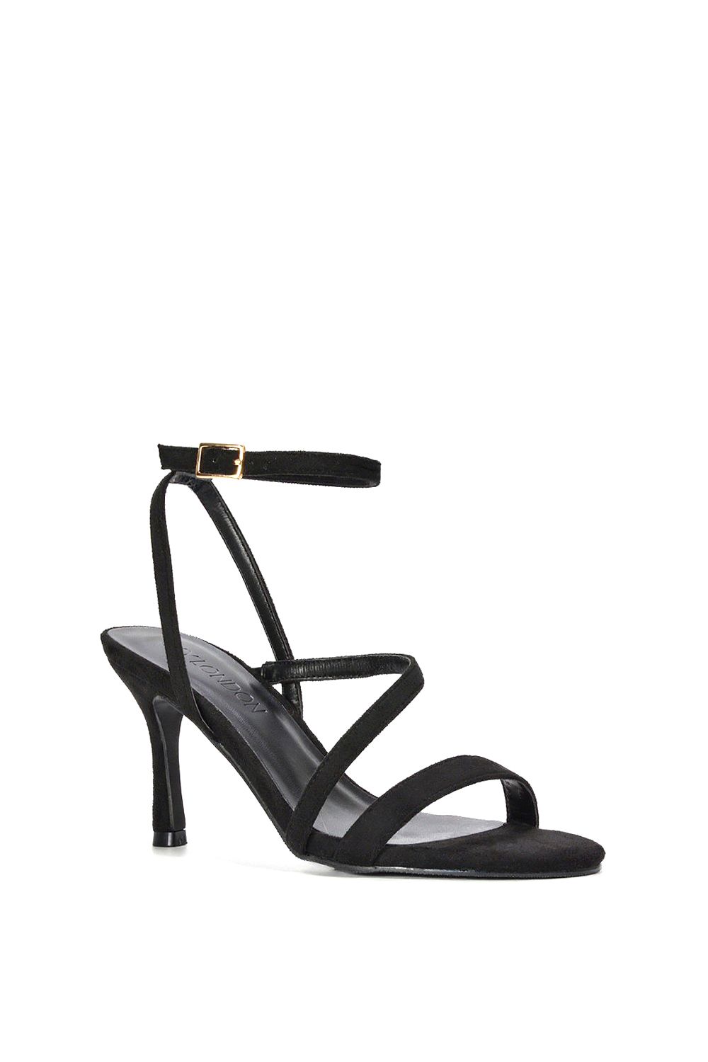 XY London 'Sherry'' Strappy Barely There Stilettos Heel Shoes image 2