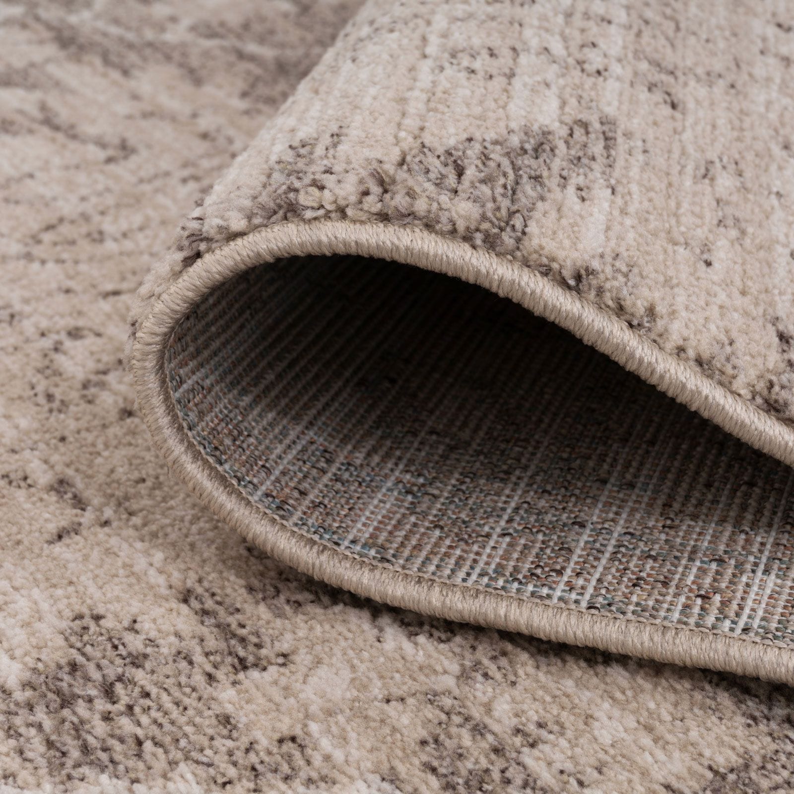 Kukoon Neutral Beige Floral Motif Area Rug image 6