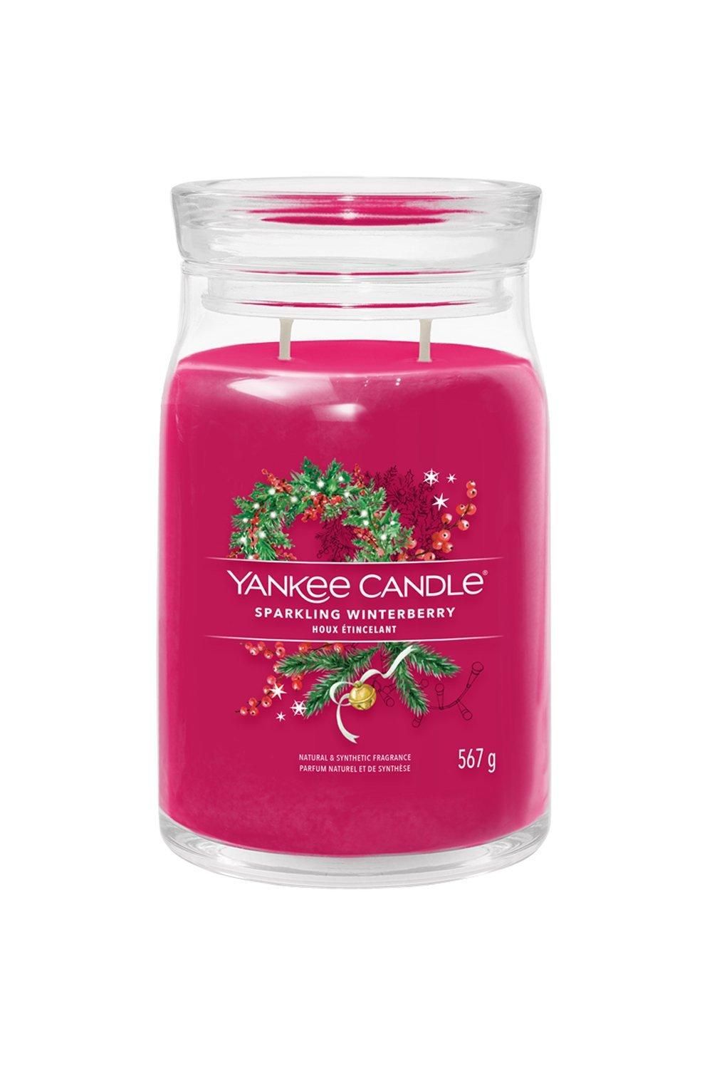 Yankee Candle Sparkling Winterberry Signature Large Jar Candle Multi image 3
