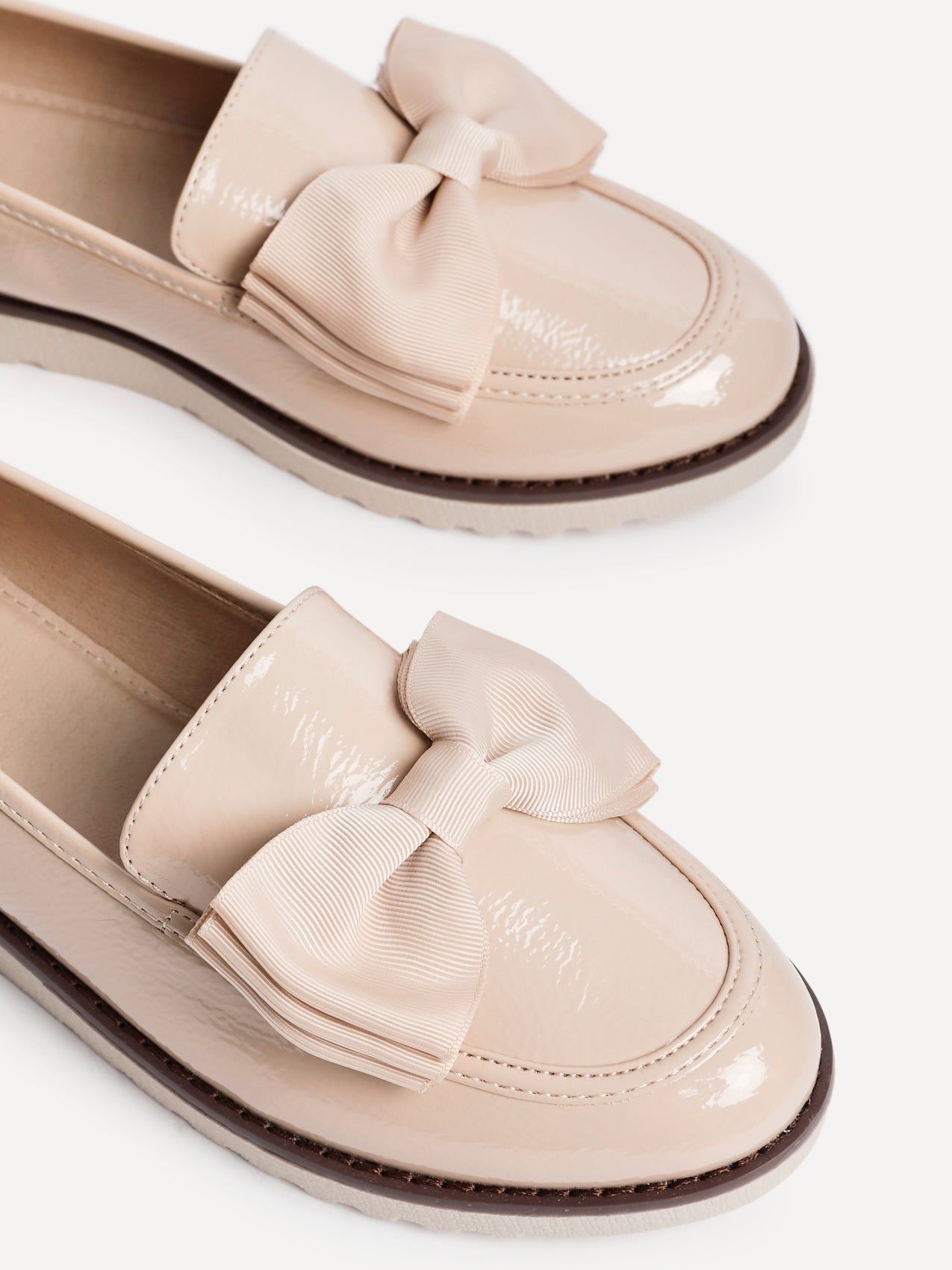 Linzi Cathy Mocha Patent Loafers image 4