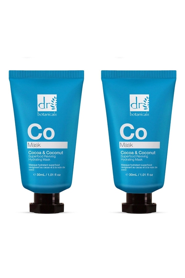 Dr. Botanicals Cocoa & Coconut Superfood Reviving Hydrating Mask 30ml x 2 Duo Set