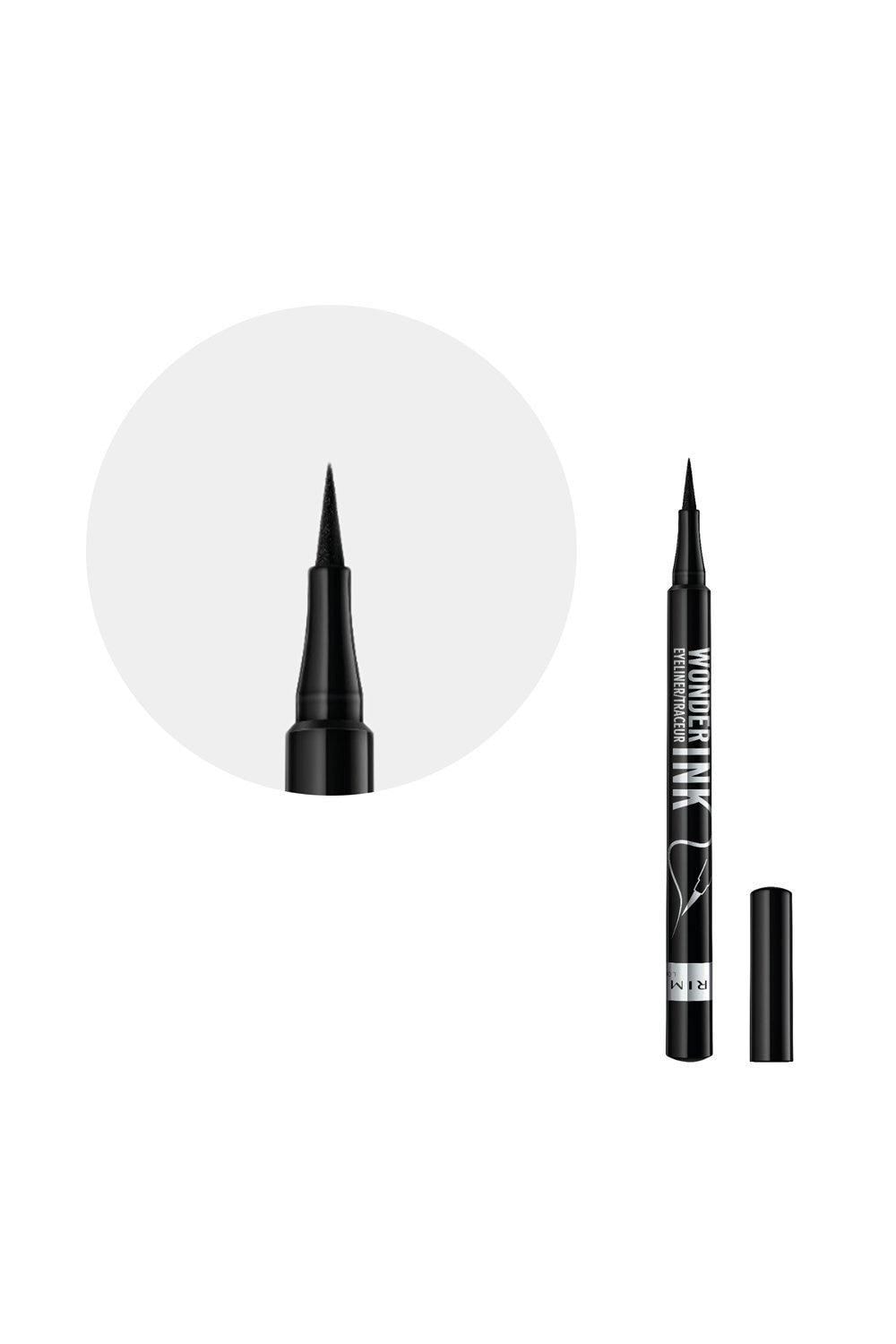 Rimmel London Wonder'ink Extreme Wear Waterproof Eyeliner Black image 3