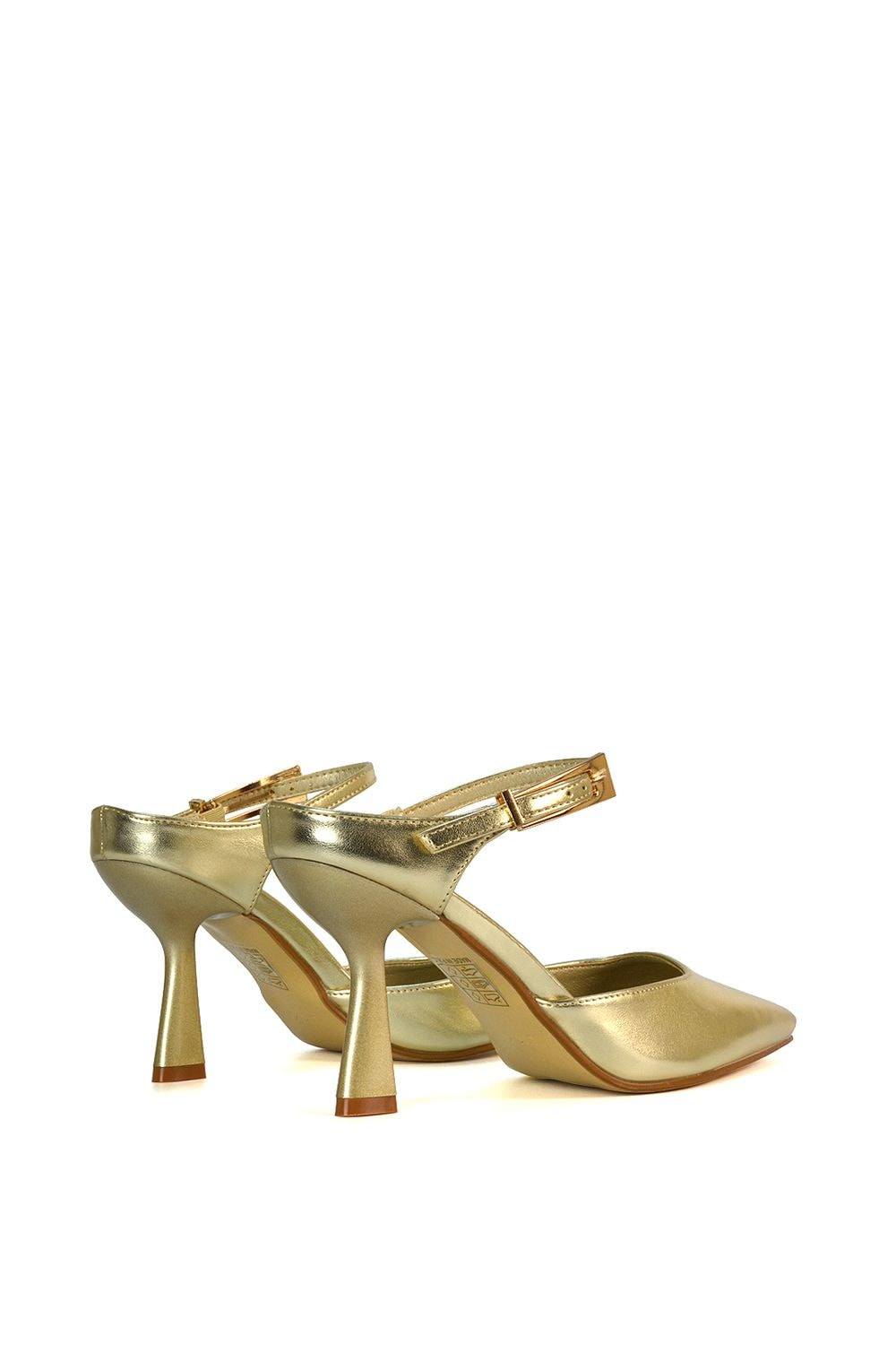 XY London 'Daisy-May' Stiletto High Heel Slip On Pointed Toe Court Shoes image 6