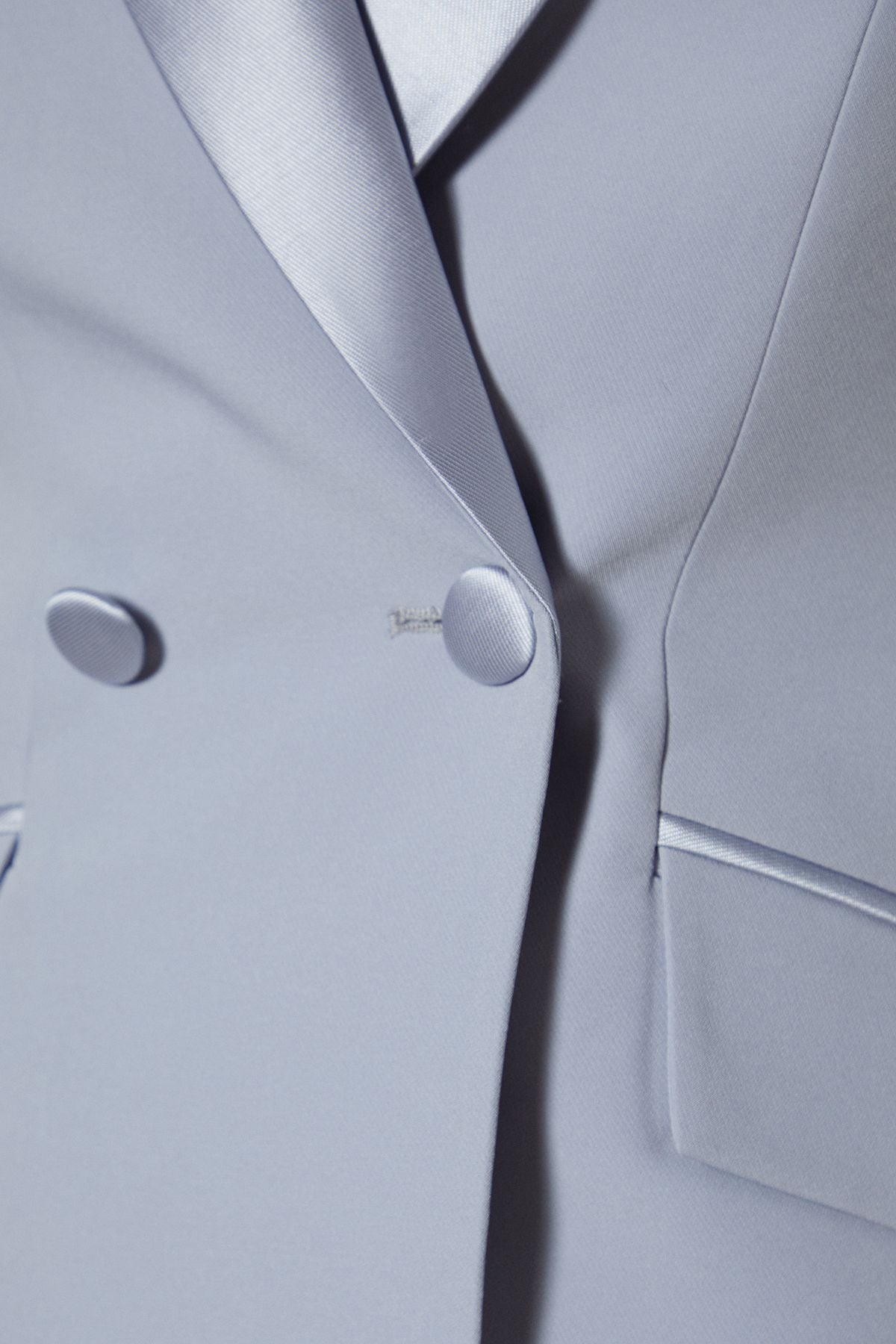 Coast Twill Lapel Fitted Blazer Grey Blue image 5