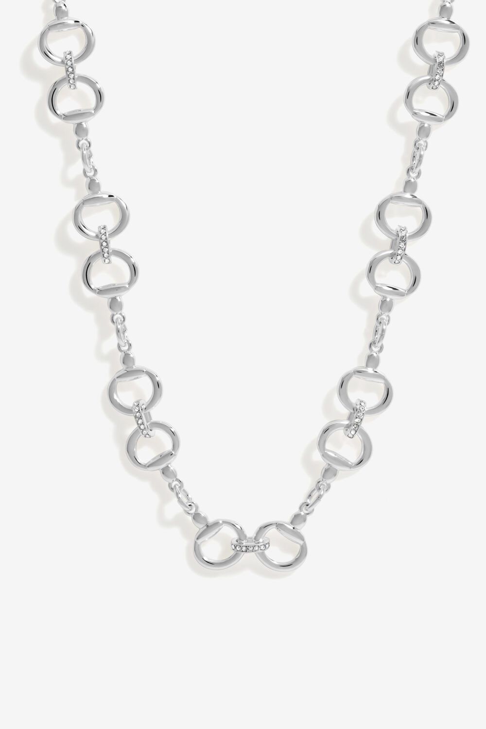 Inicio Inicio Silver Plated Polished Snaffle Necklaces - Gift Pouch image 1