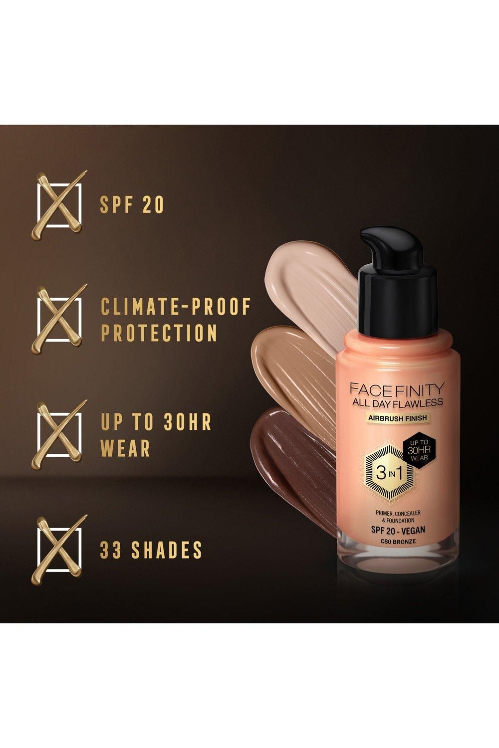 Max Factor Facefinity All Day Flawless 3 in 1 Vegan Foundation Bronze image 6