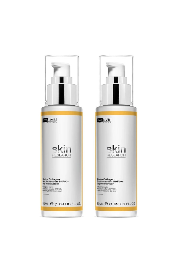 Skin Research Anti-Ageing Sun Protection SPF 50 Day Moisturiser 50ml x 2 Duo Pack