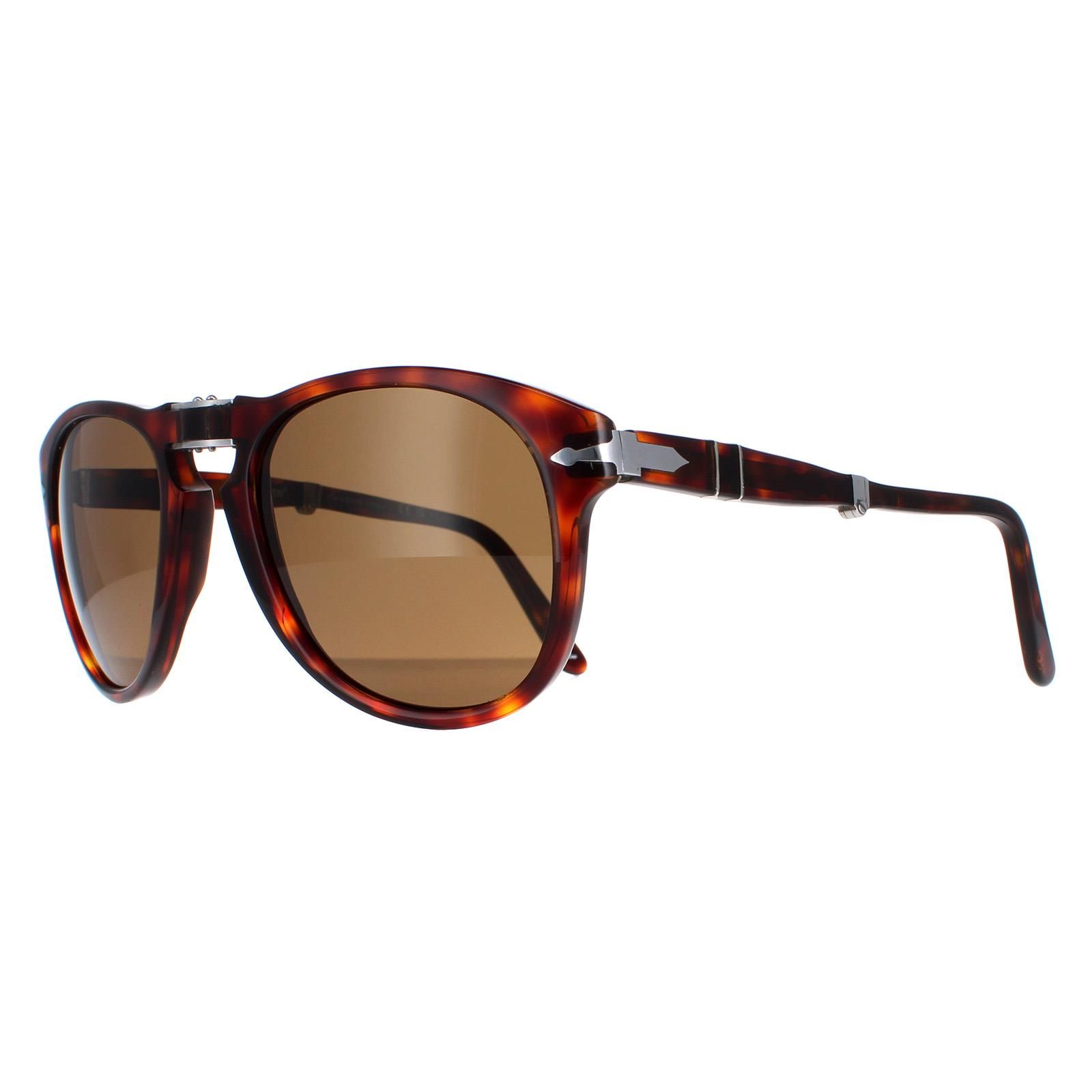 Persol Aviator Havana Brown Polarized Sunglasses image 2