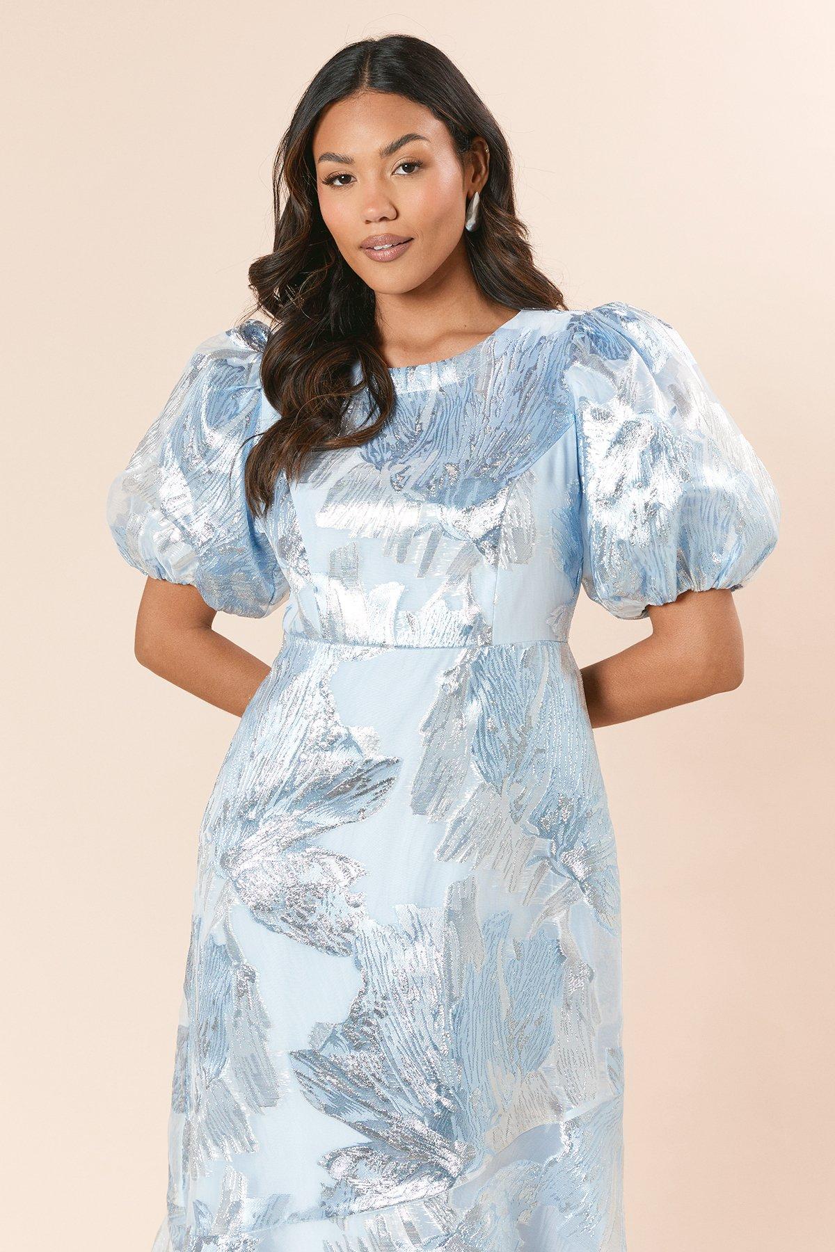 Dorothy Perkins Jupe trapèze - light blue/bleu clair - (Seconde main