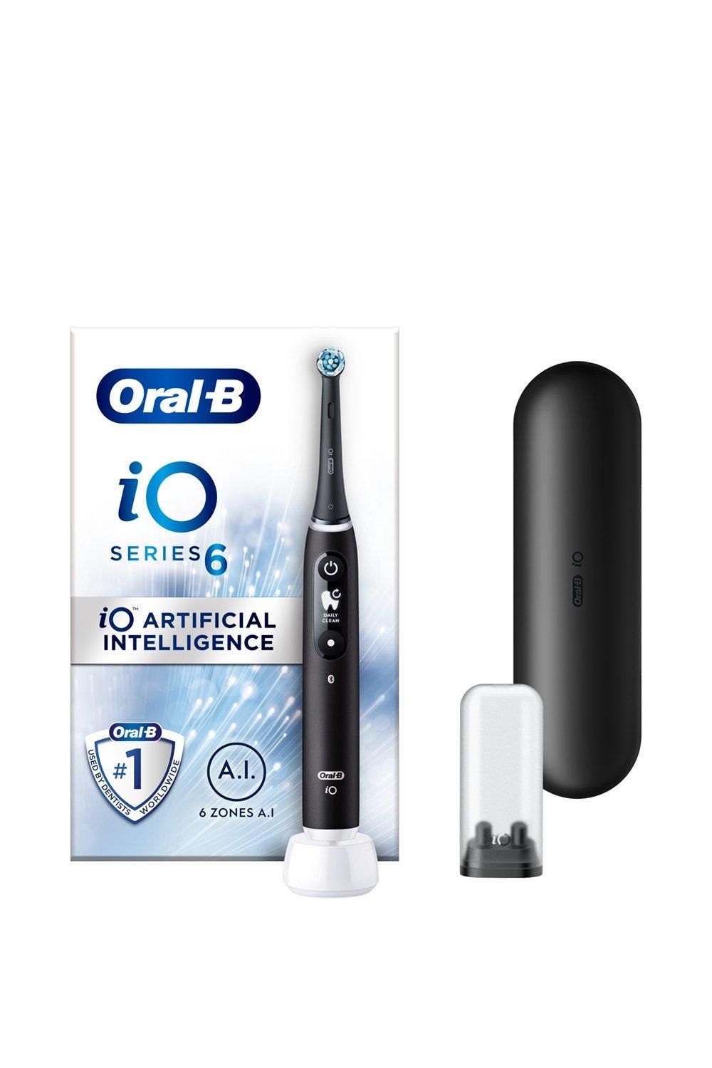 Oral B iO - 6 - Black Lava Electric Toothbrush Black image 1