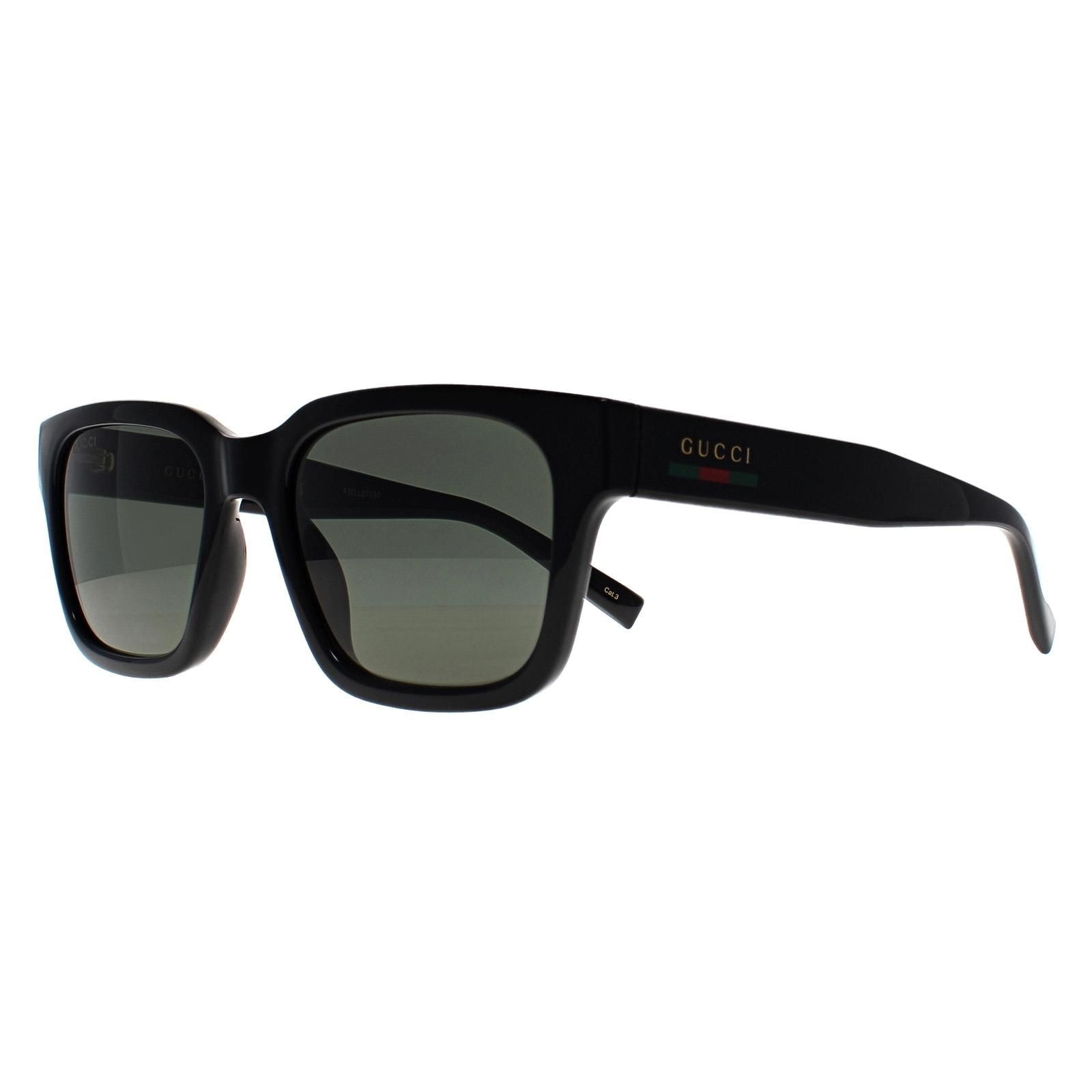 Gucci Square Shiny Black Grey GG1857S image 2