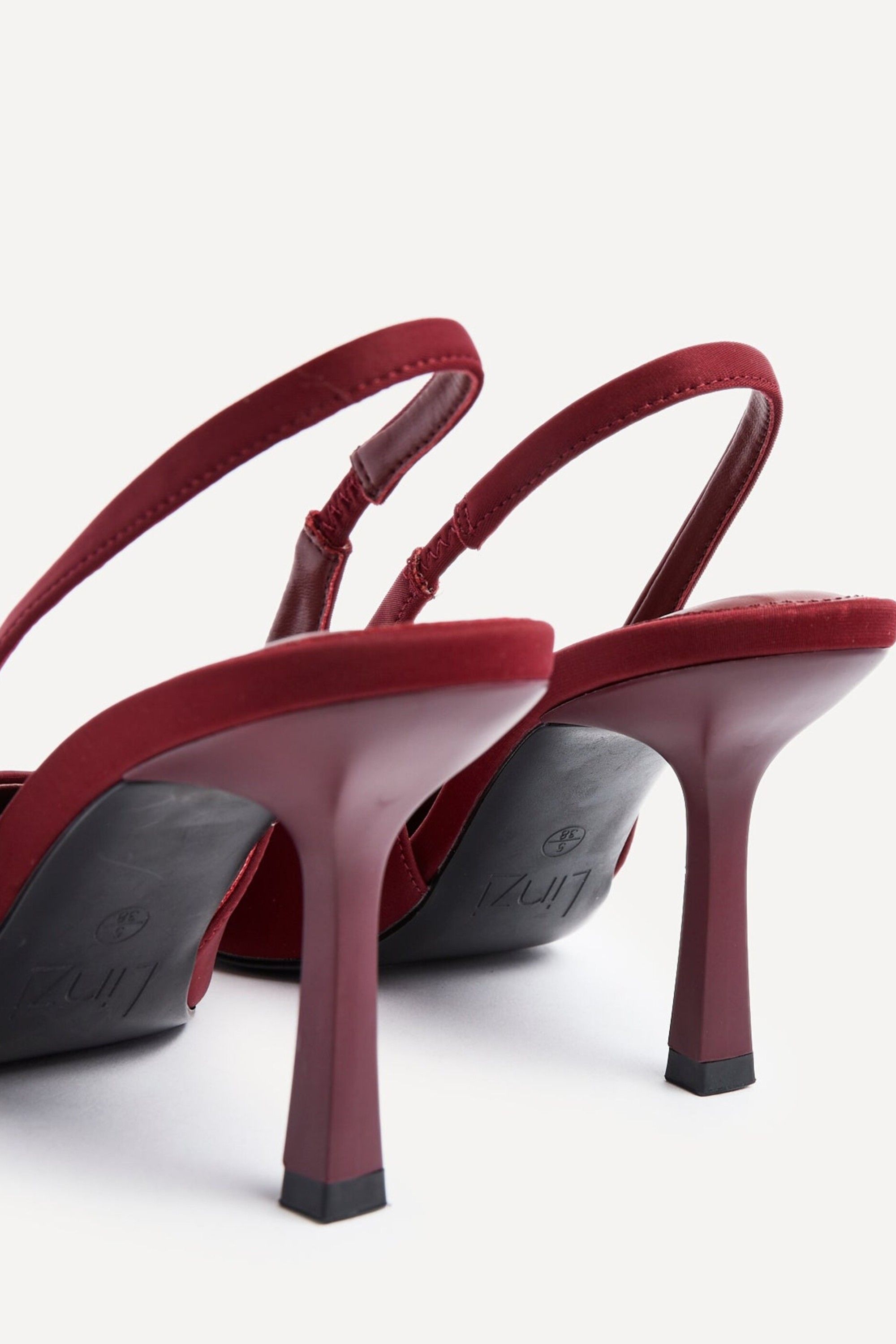 Linzi Dash Burgundy Scuba Court Heel image 4