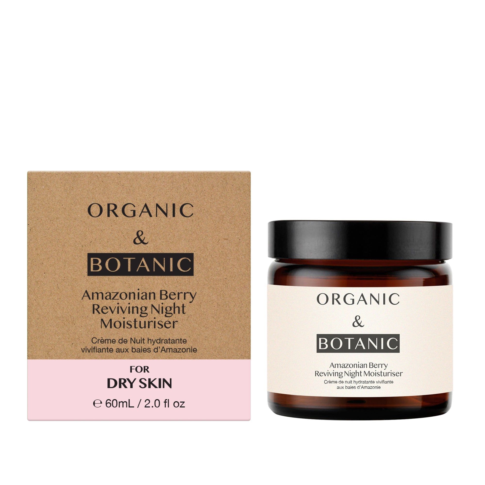 Organic & Botanic Amazonian Berry Night Moisturiser 60ml image 2