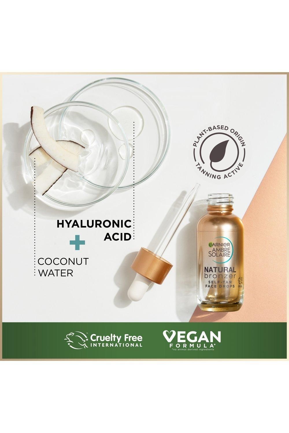 Garnier Ambre Solaire Natural Bronzer Self Tan Drops for Face 30ml Multi image 5