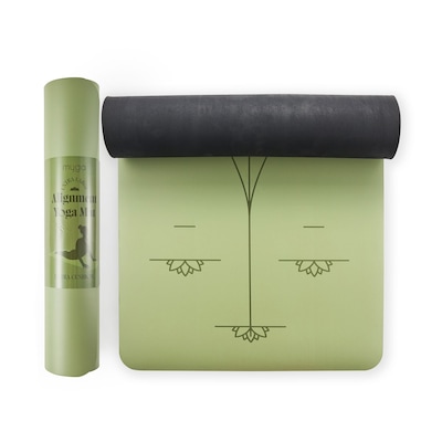 Myga Extra Large Moss Alignment Yoga Mat